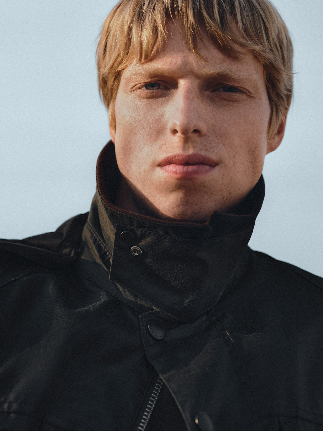 apc x barbour beaufort wax jacket