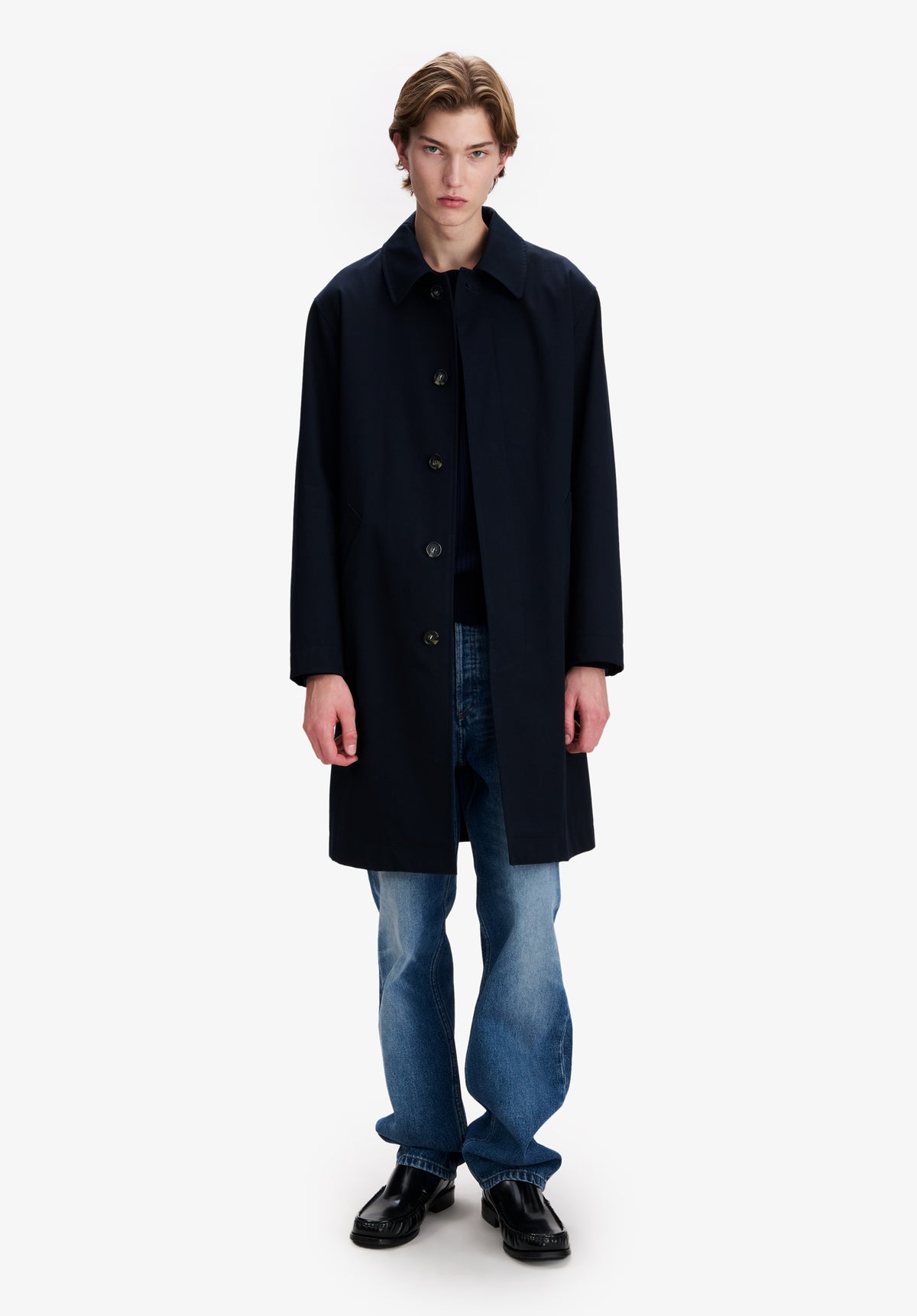 Mac aus Baumwollgabardine
