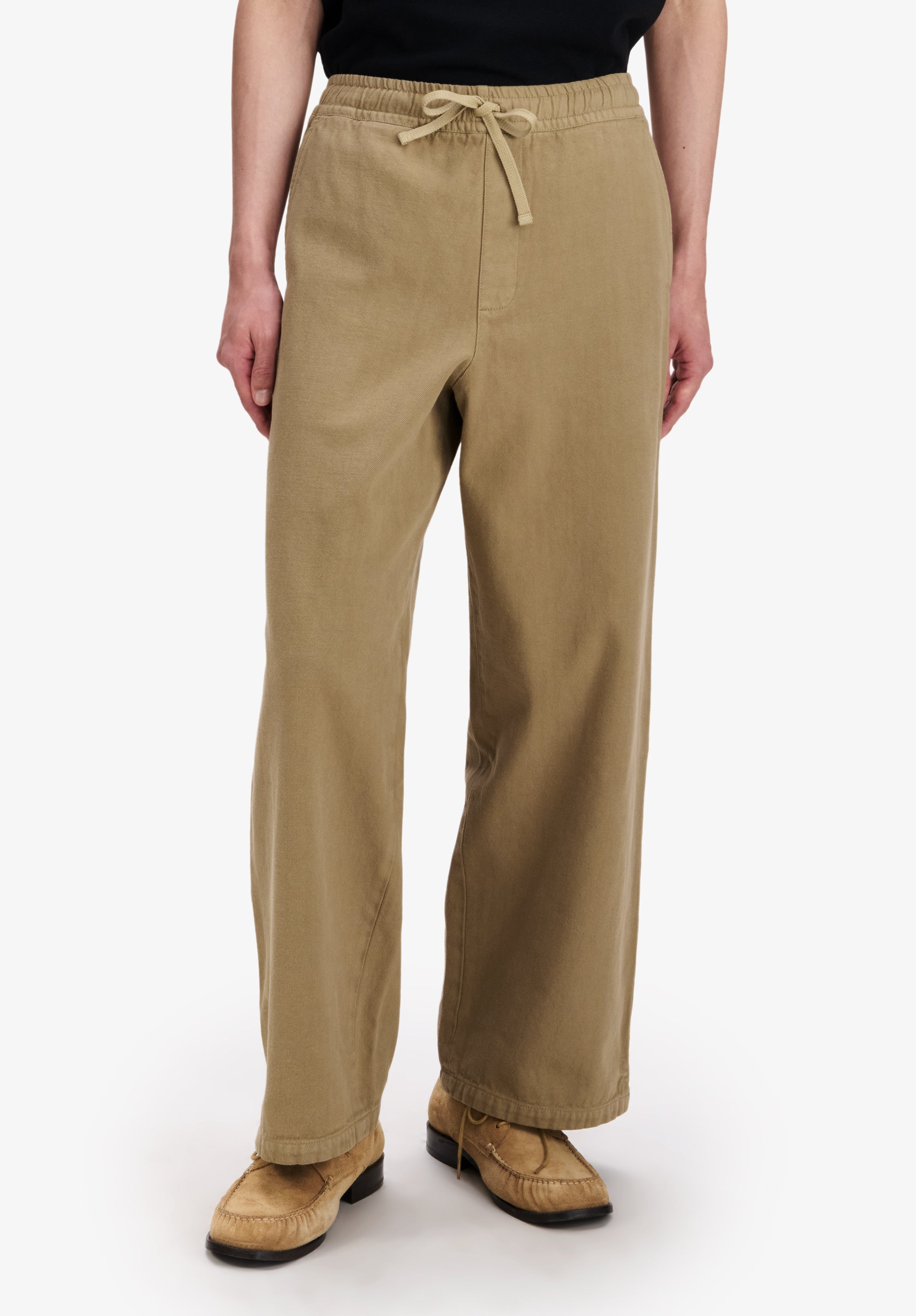 Dark beige workwear trousers - 3