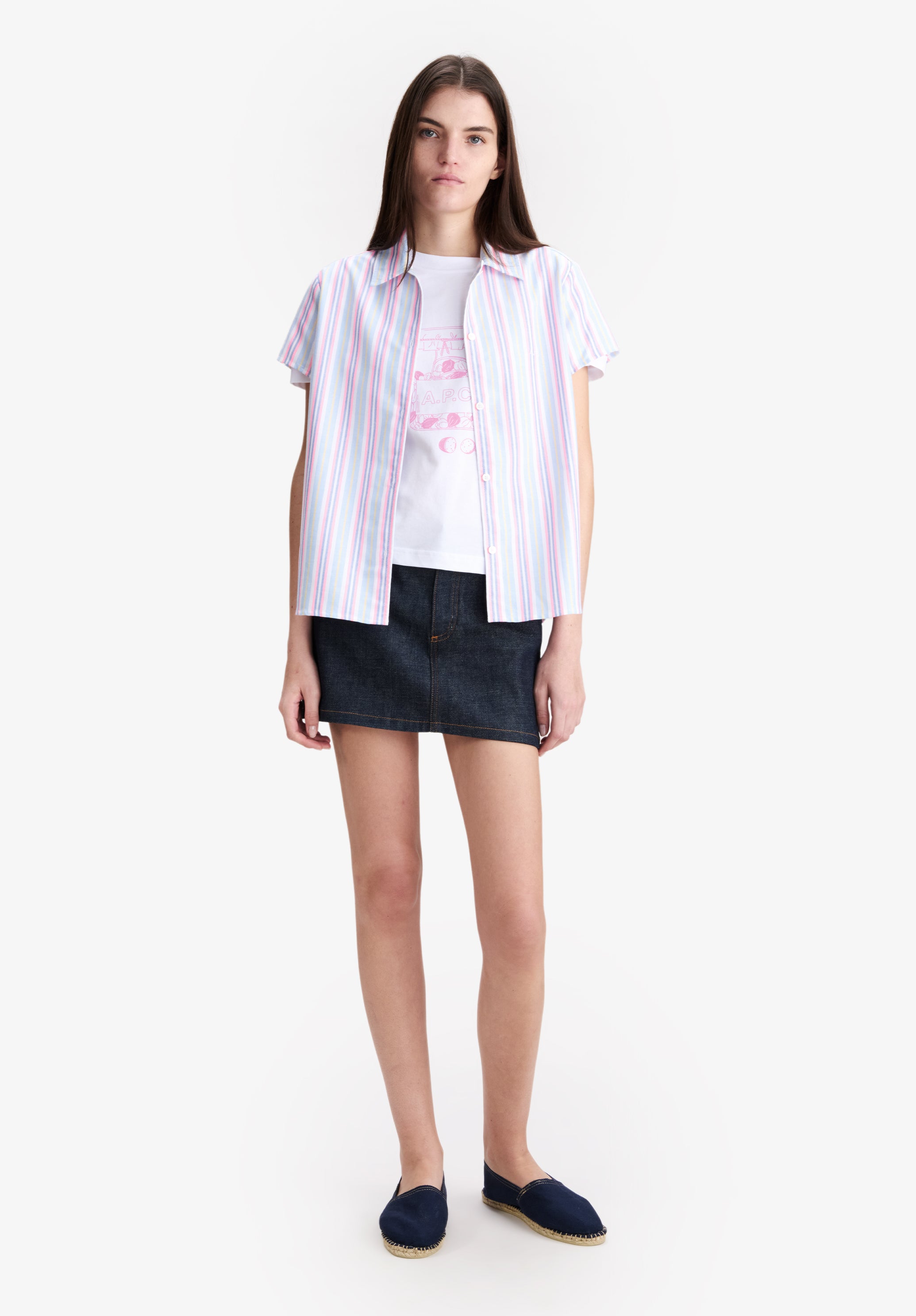 Marina Logo Short-Sleeved Shirt - 1