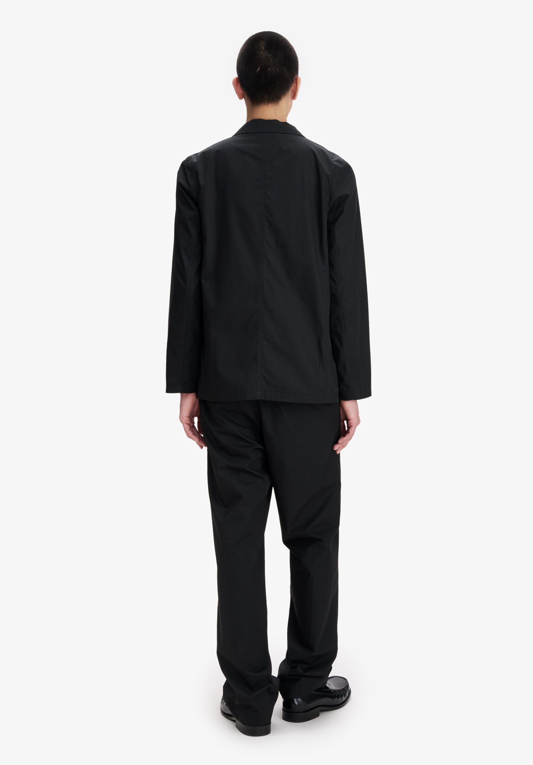 Black organic cotton trousers - 2