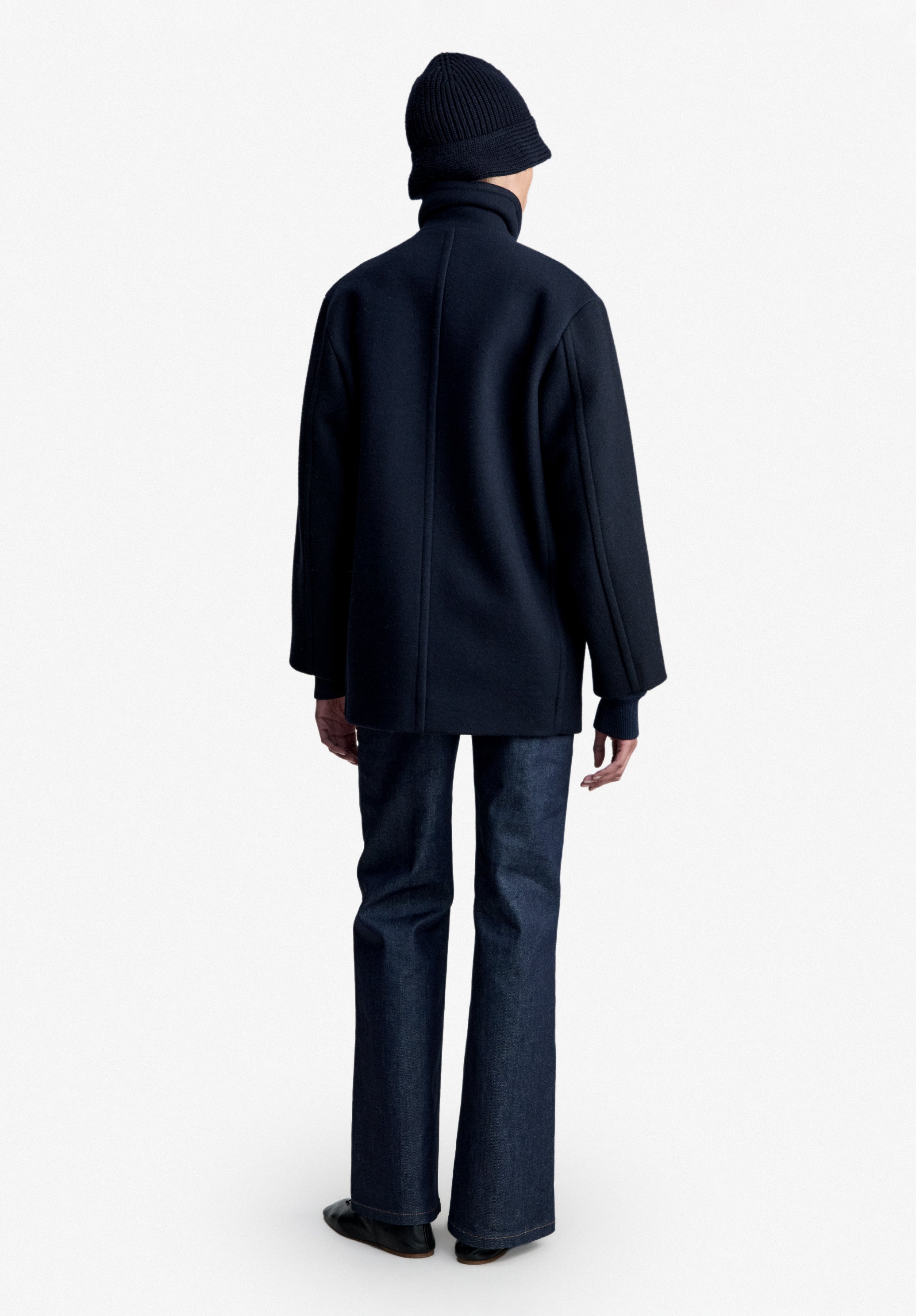 Recycled wool pea coat - 2
