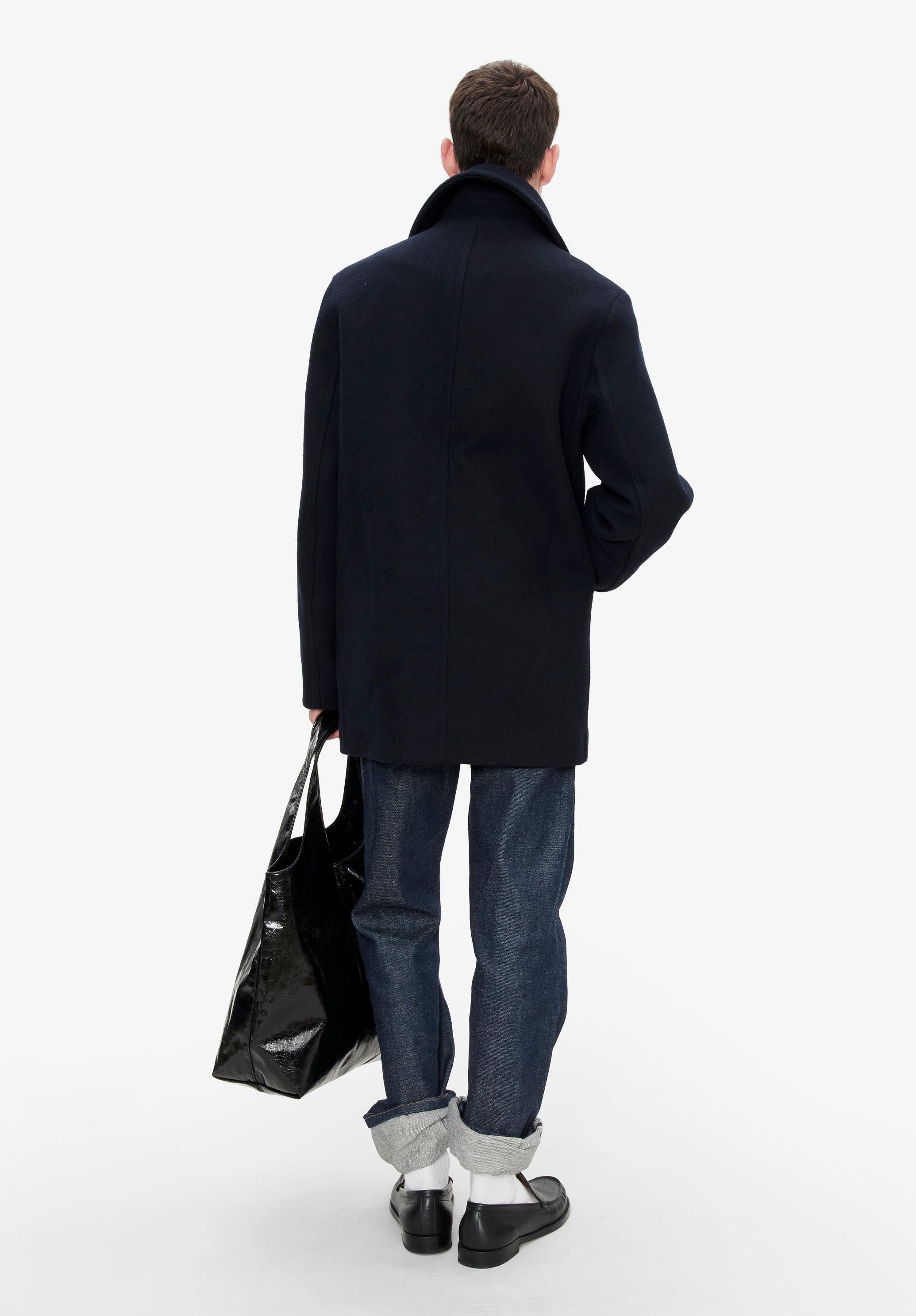 Caban en laine recyclée