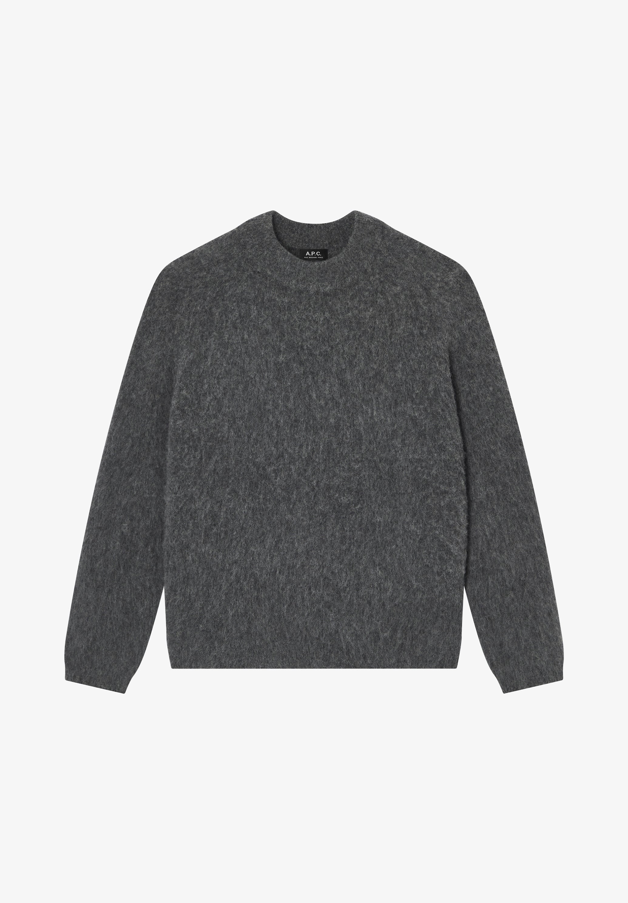 Loose-fit charcoal grey sweater - 0
