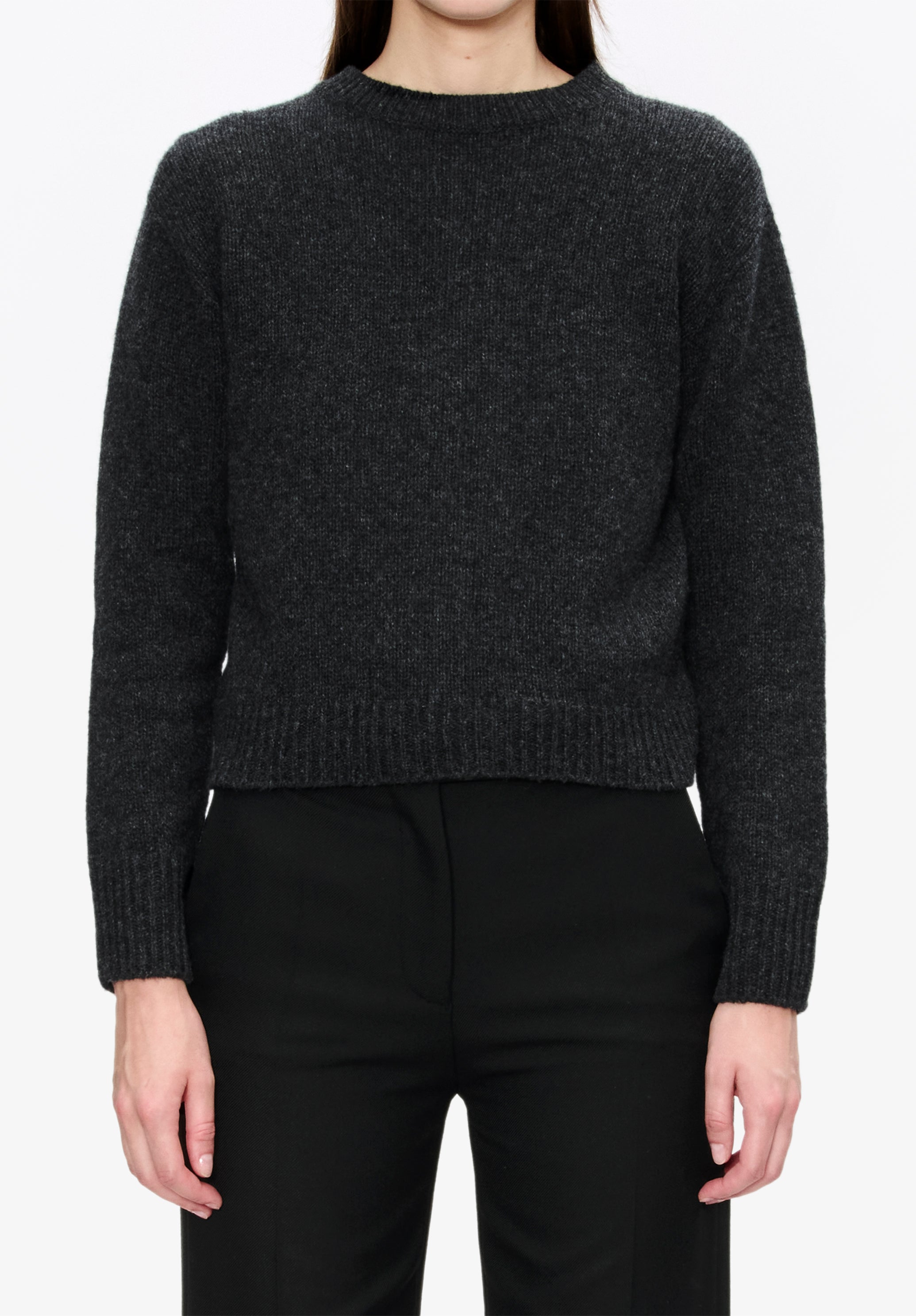 Short crew neck jumper - 4