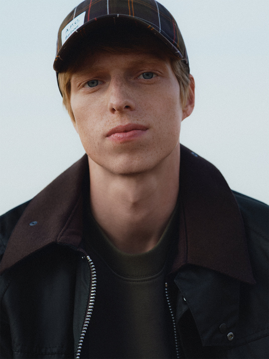 Casquette tartan A.P.C Barbour