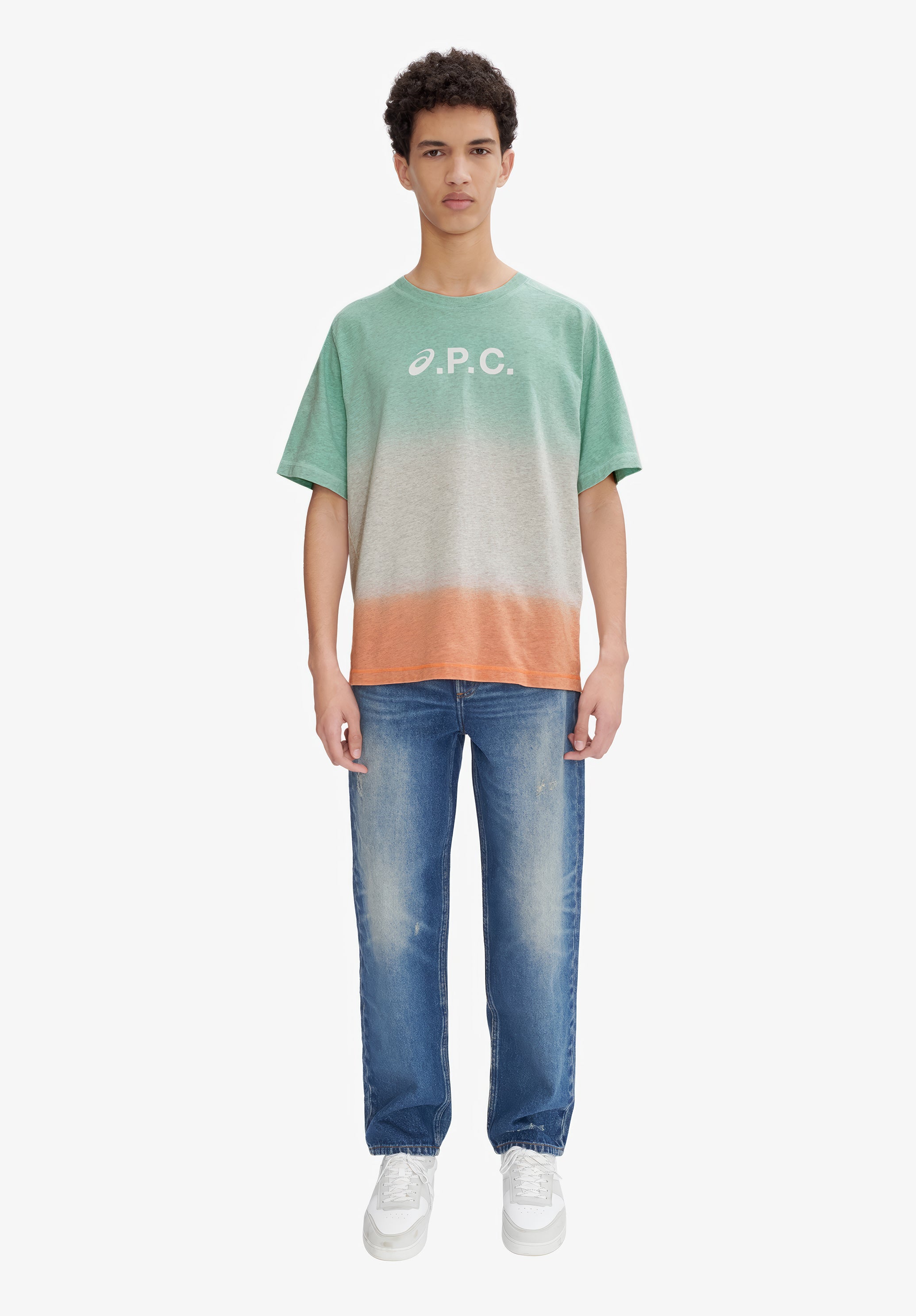 Wind Dip Dye T-shirt - 1