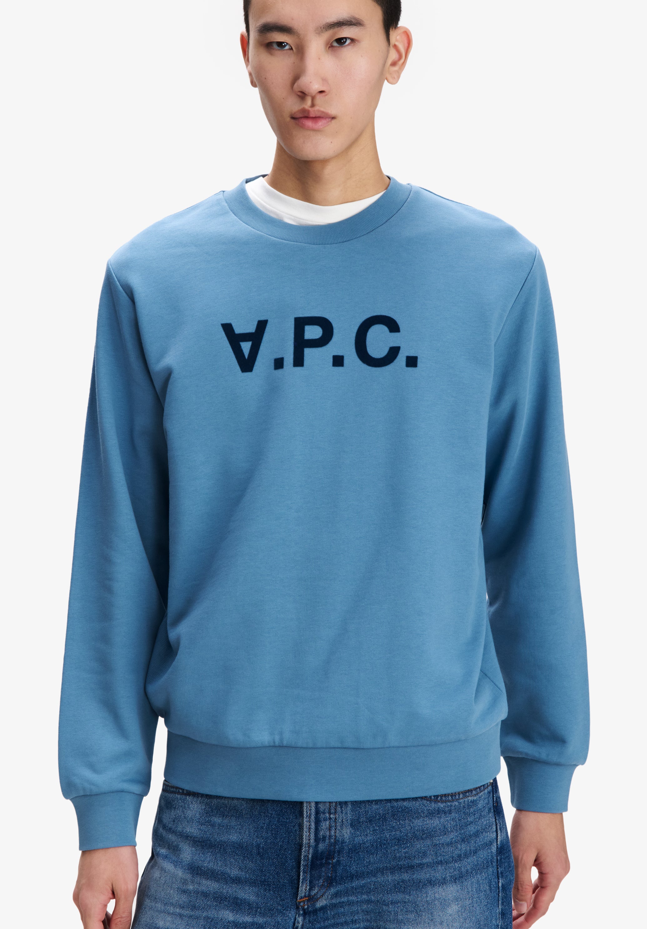 Blue V.P.C. logo sweatshirt - 3