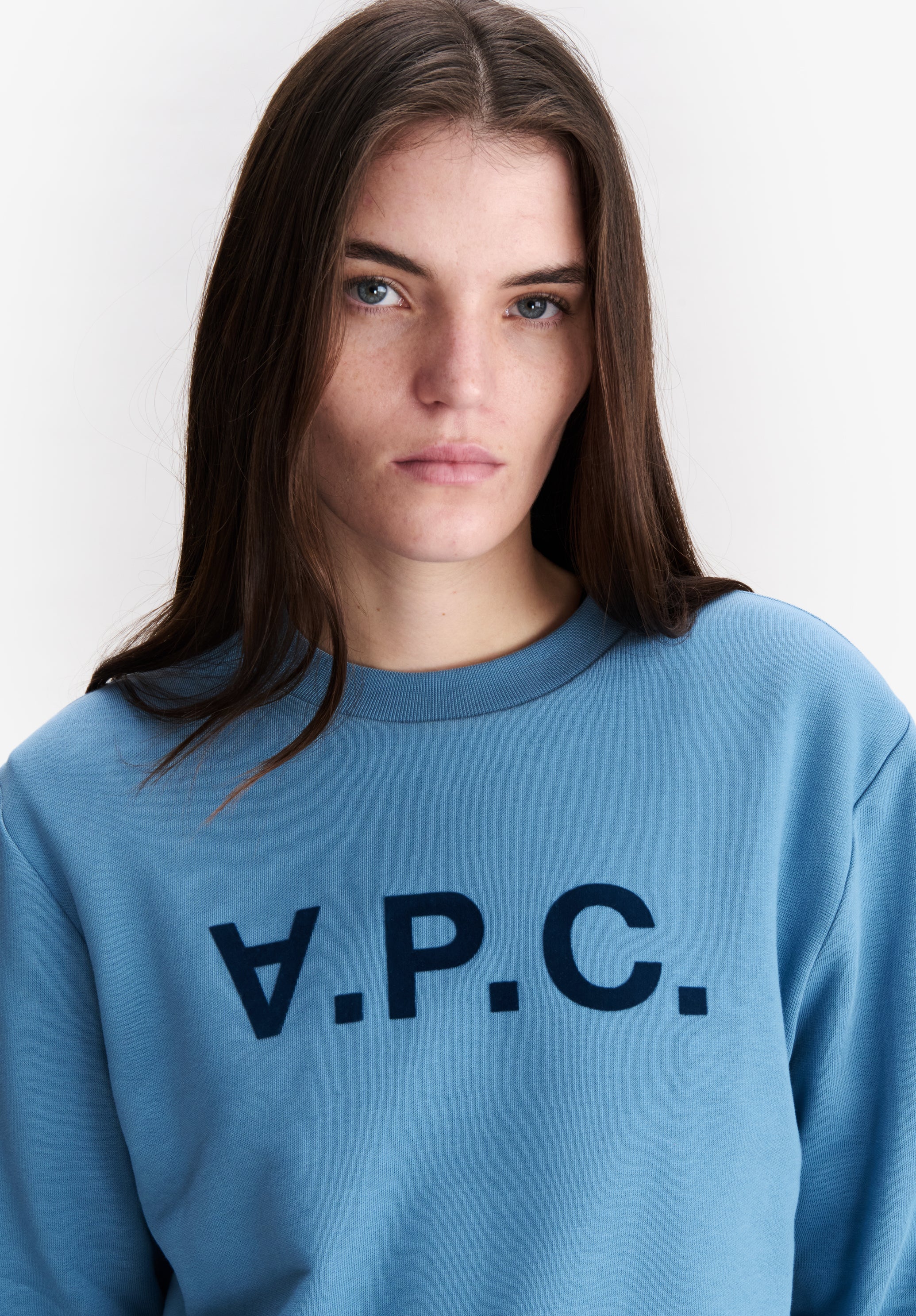 Blue V.P.C. logo sweatshirt - 6