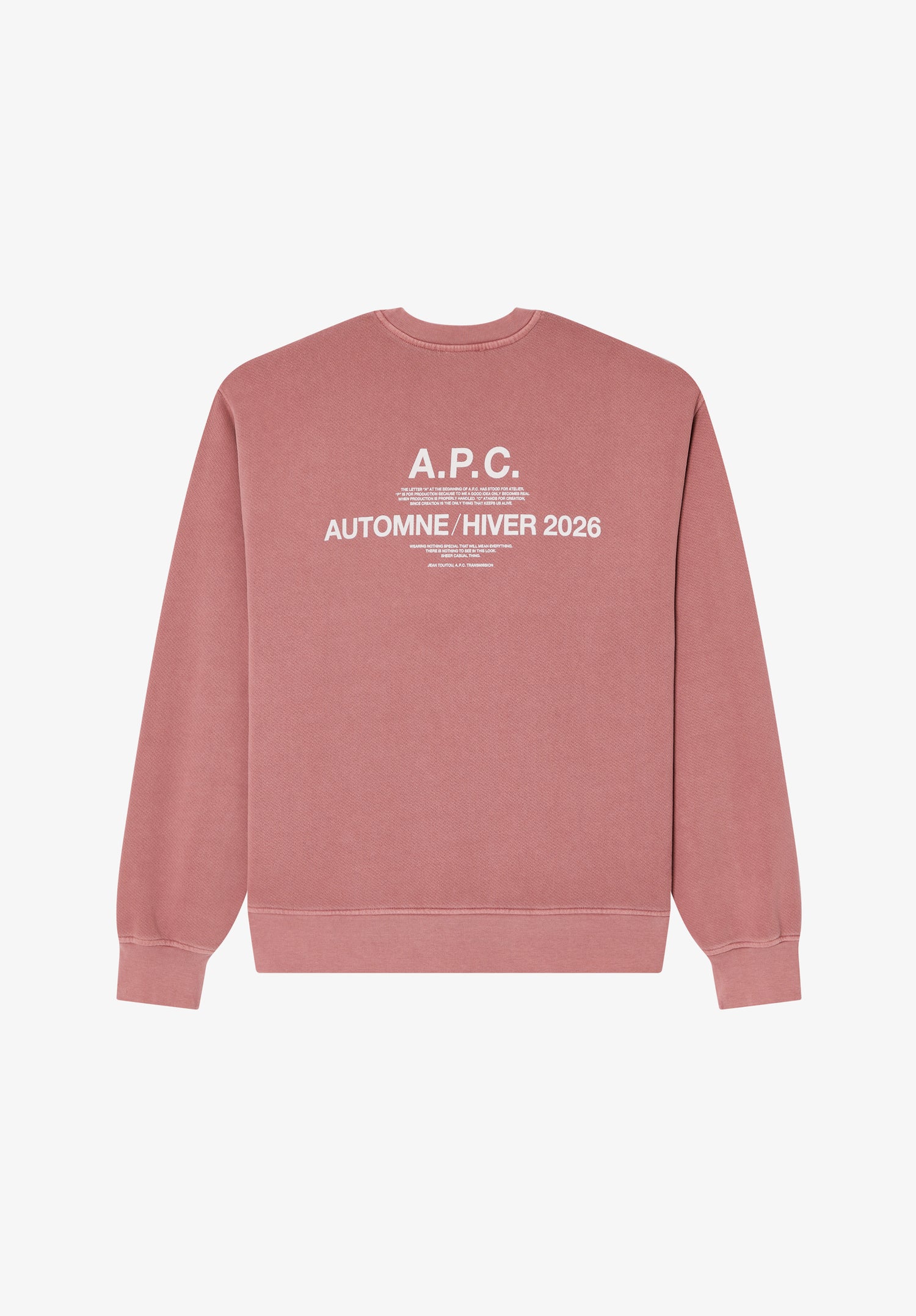 sweatshirt apc automne26