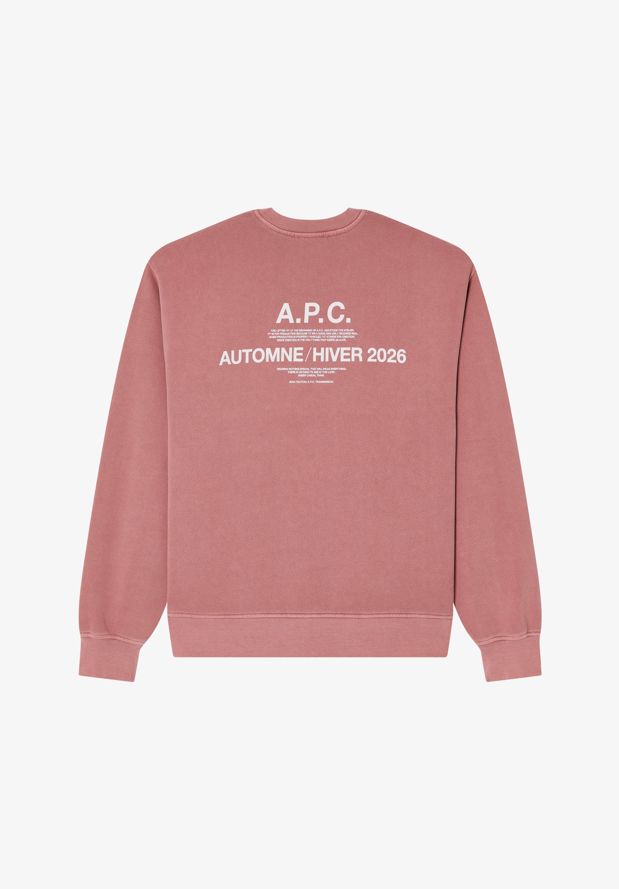 sweatshirt apc automne26