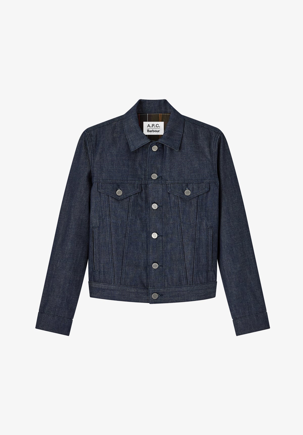 Veste en jeans Trucker A.P.C X Barbour