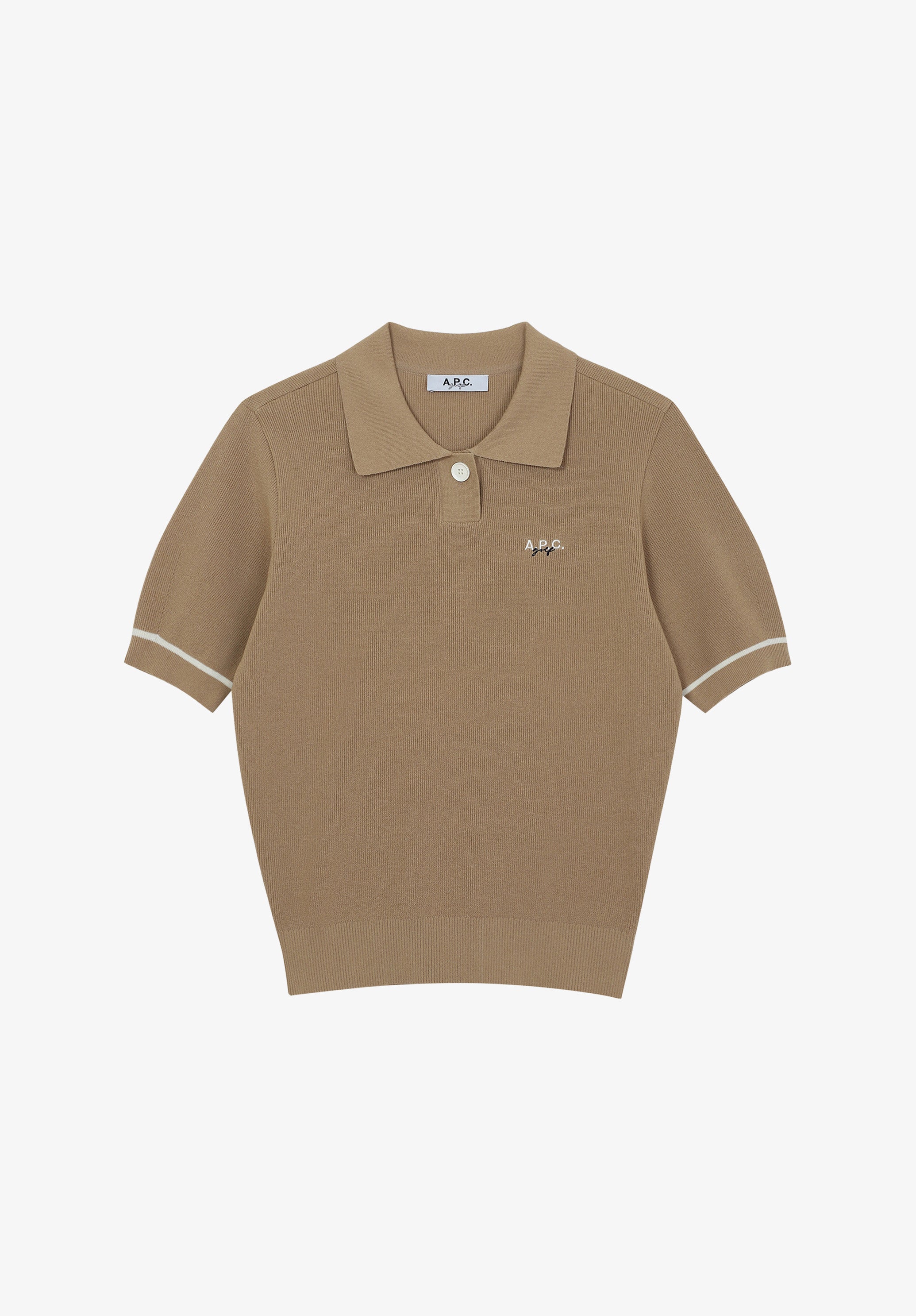 Polo with contrast collar - 0