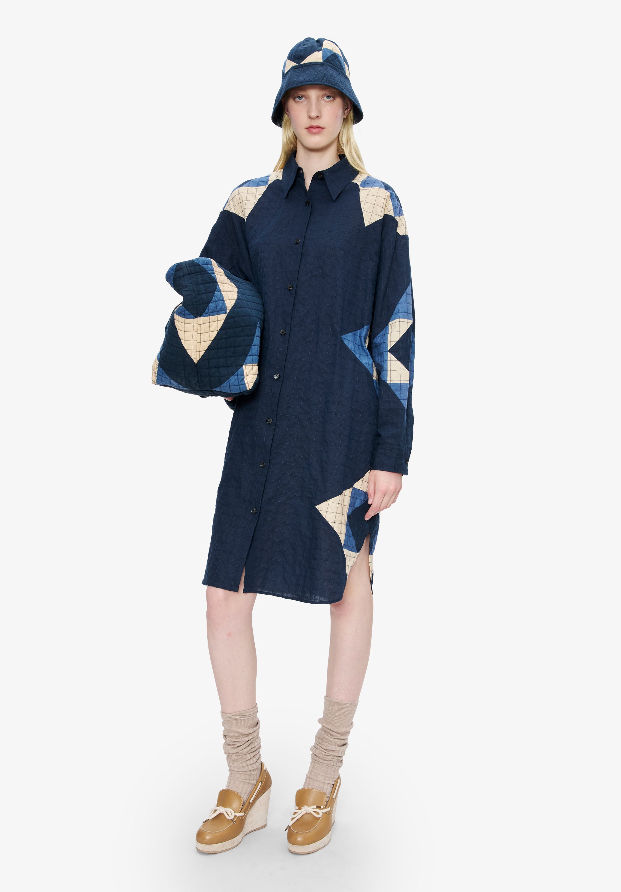 Robe Chemise Patchwork