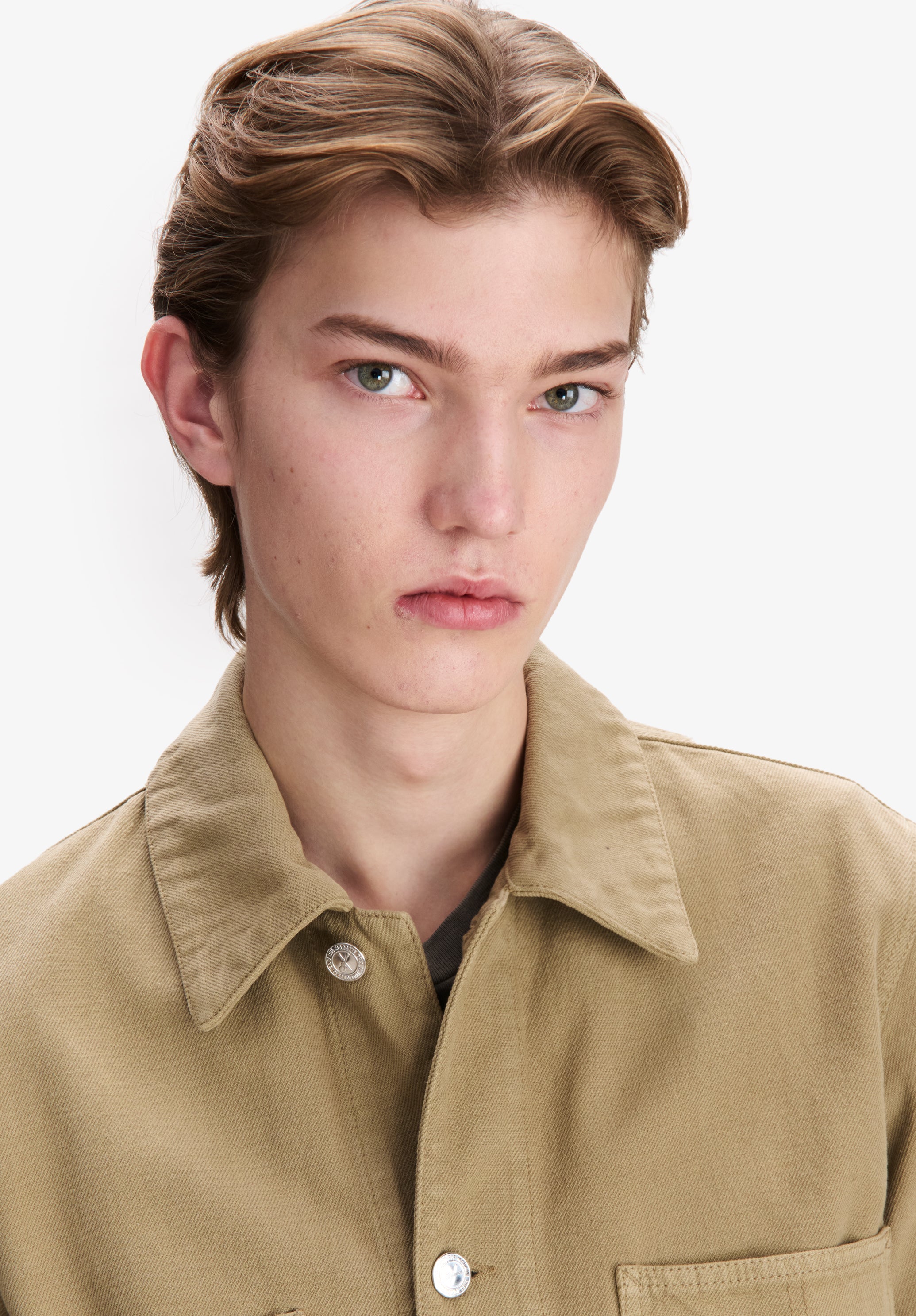 Dark beige workwear jacket - 4