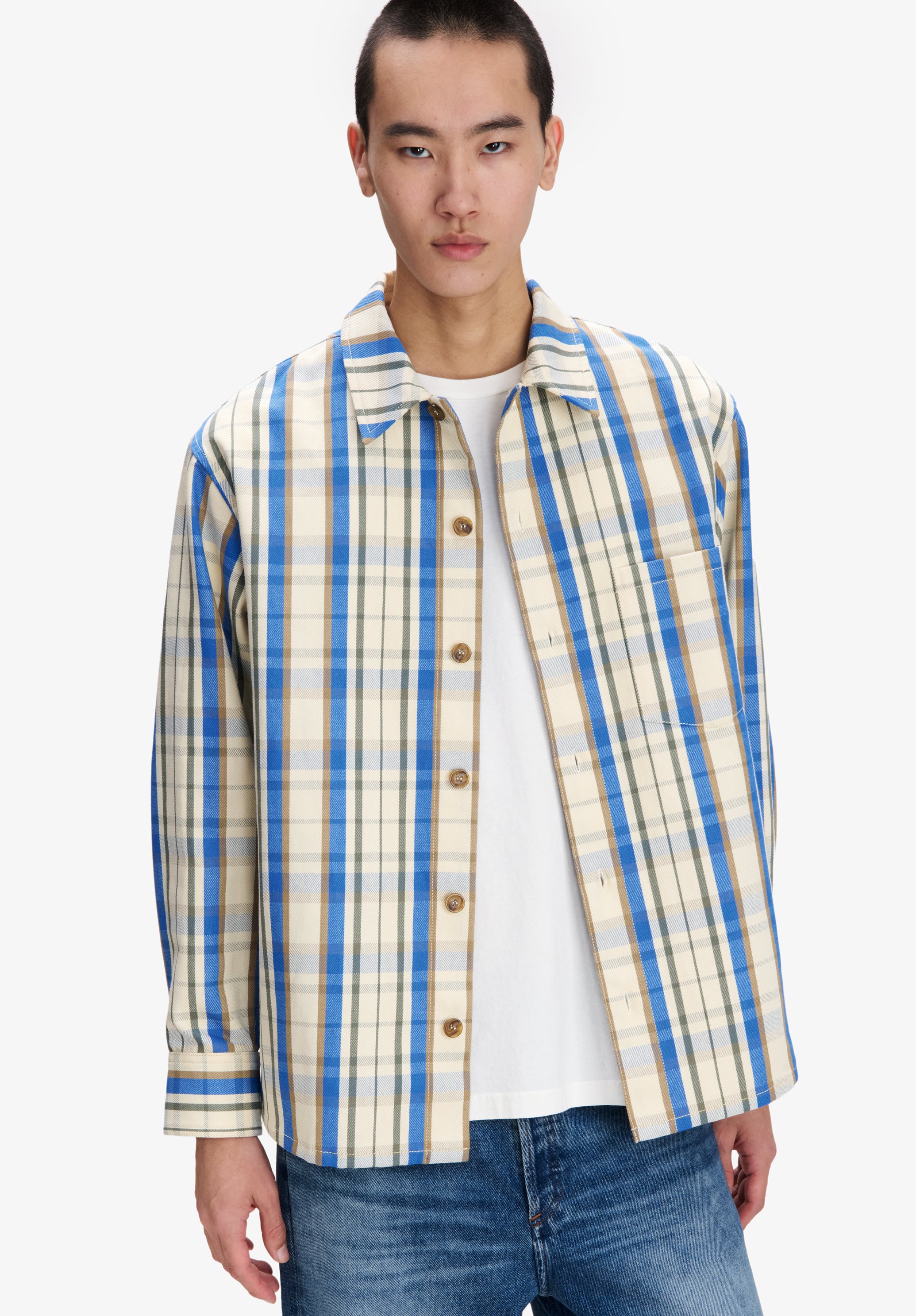 White check overshirt - 3