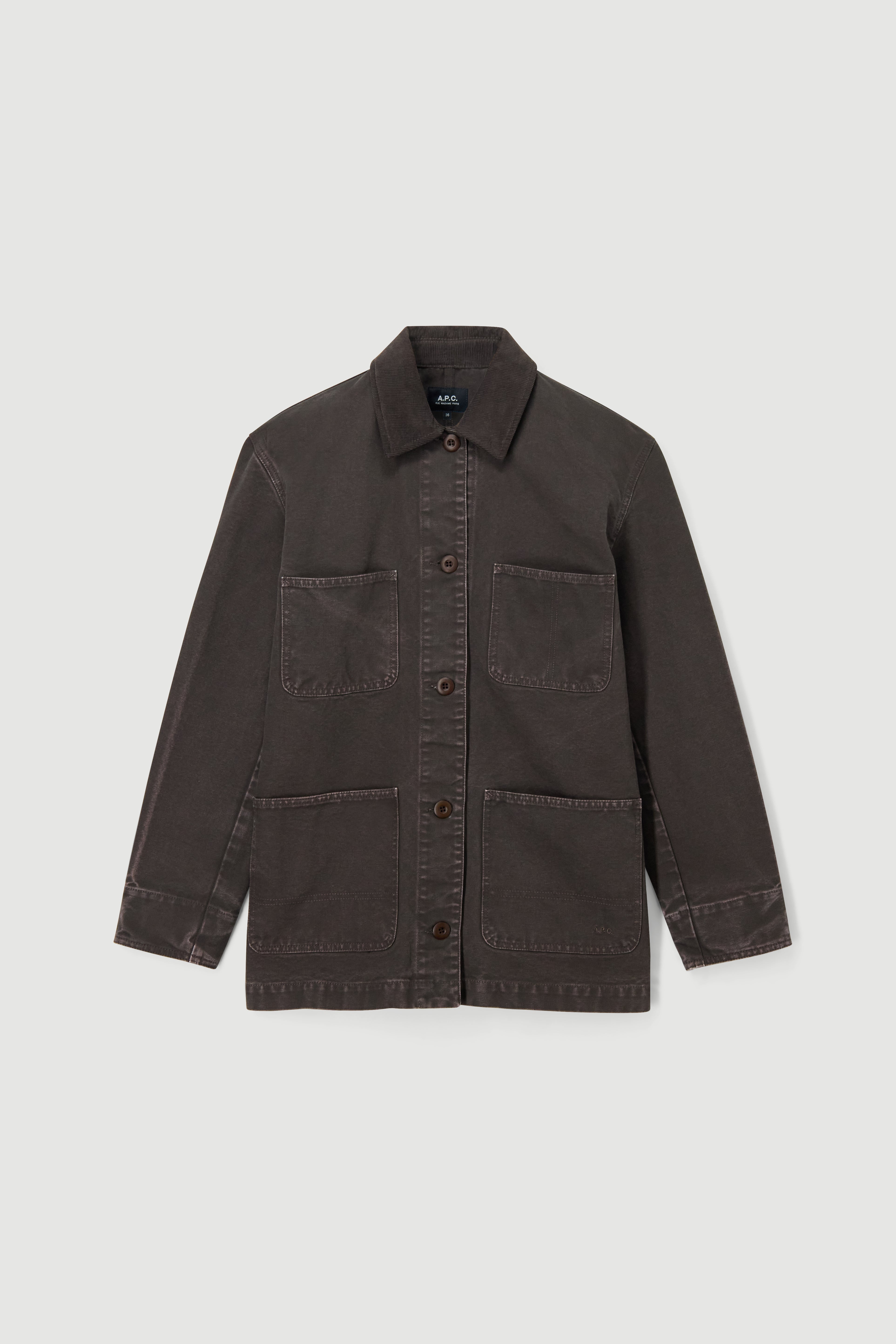 Brown canvas workwear jacket