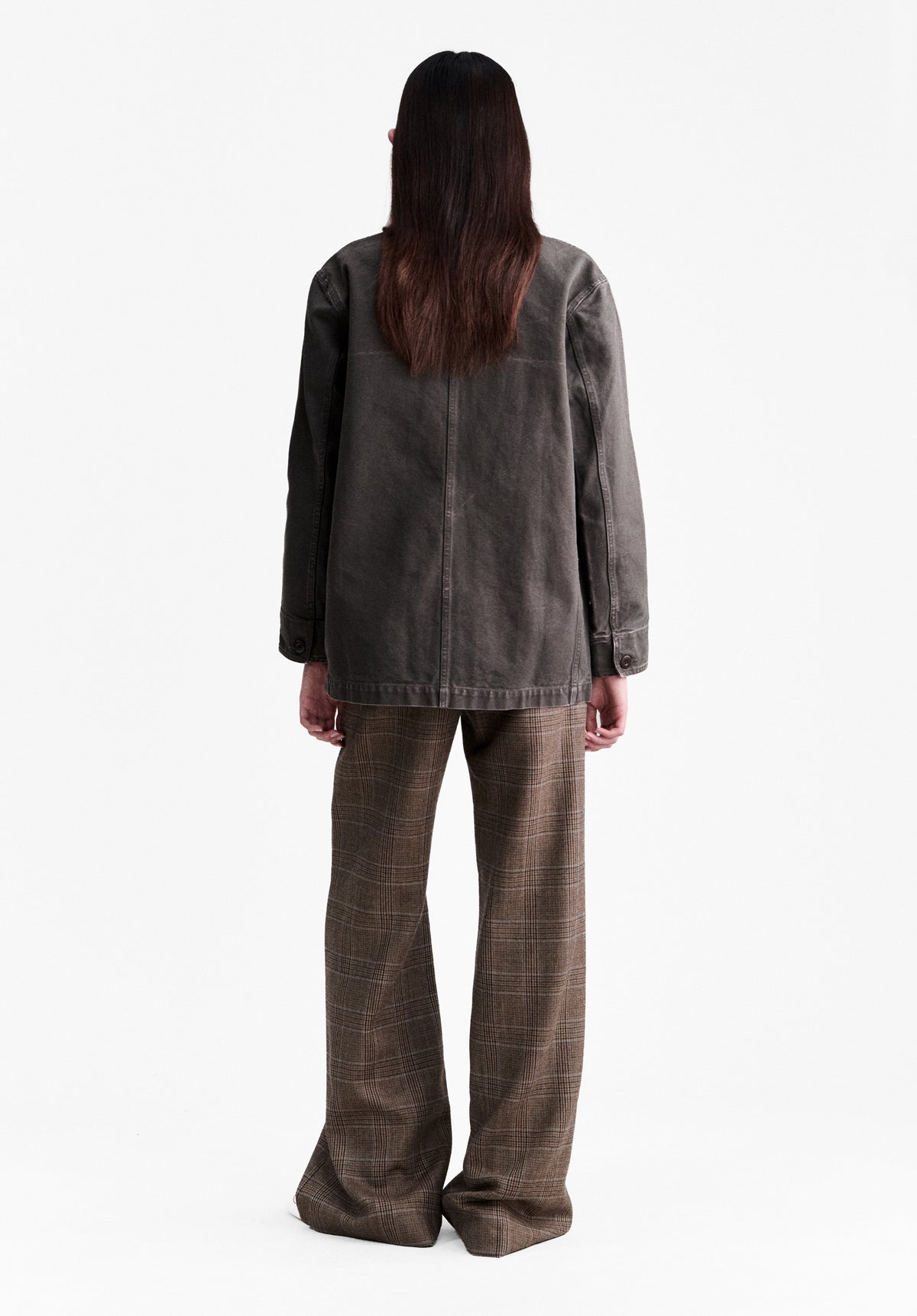 Veste workwear en toile marron