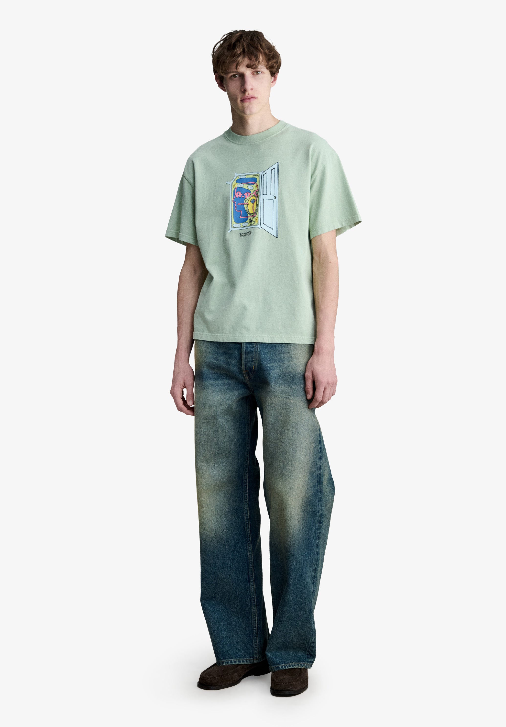 A.P.C. x Brain Dead T-shirt Permanent Universe