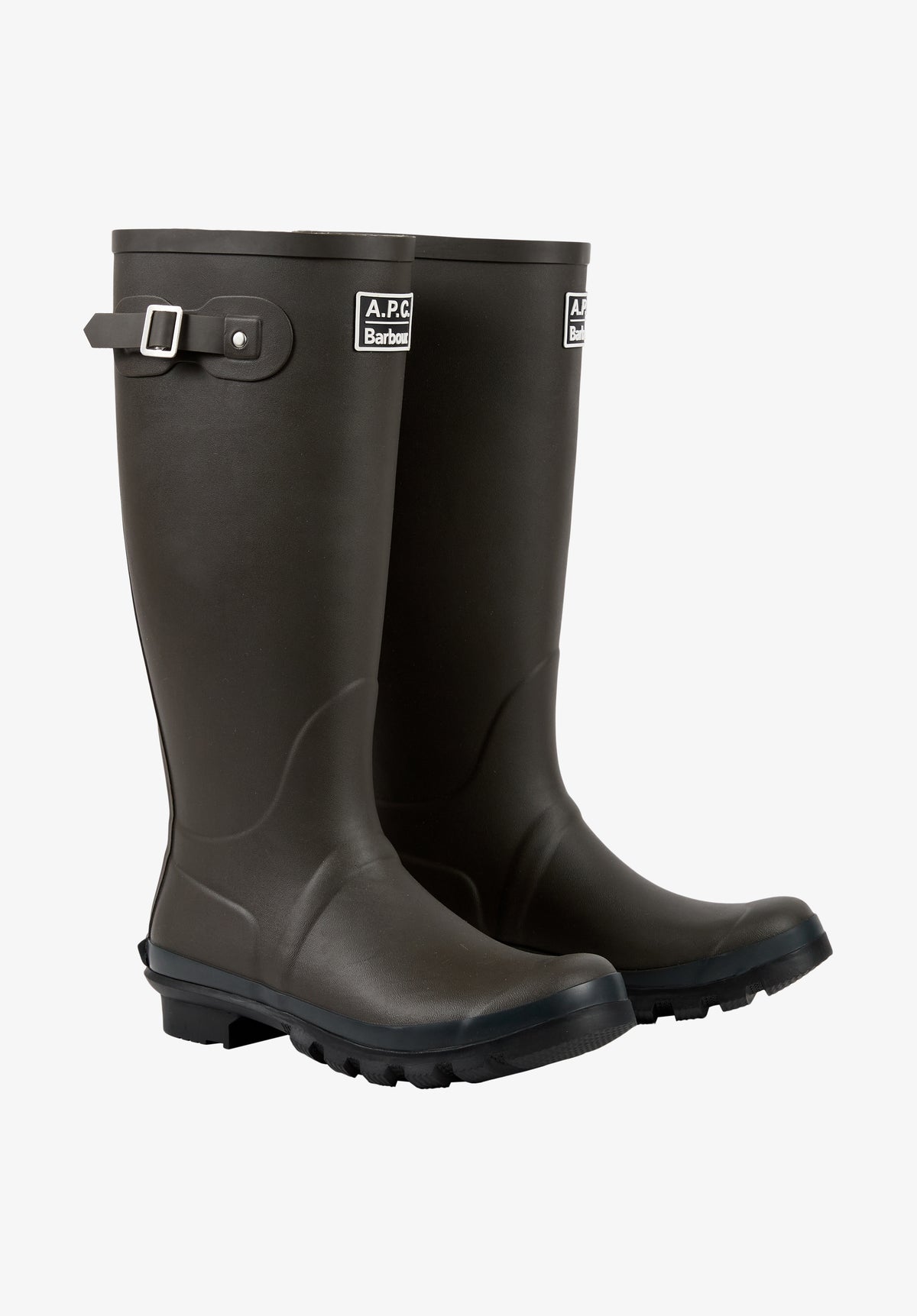 Bottes hautes A.P.C X Barbour