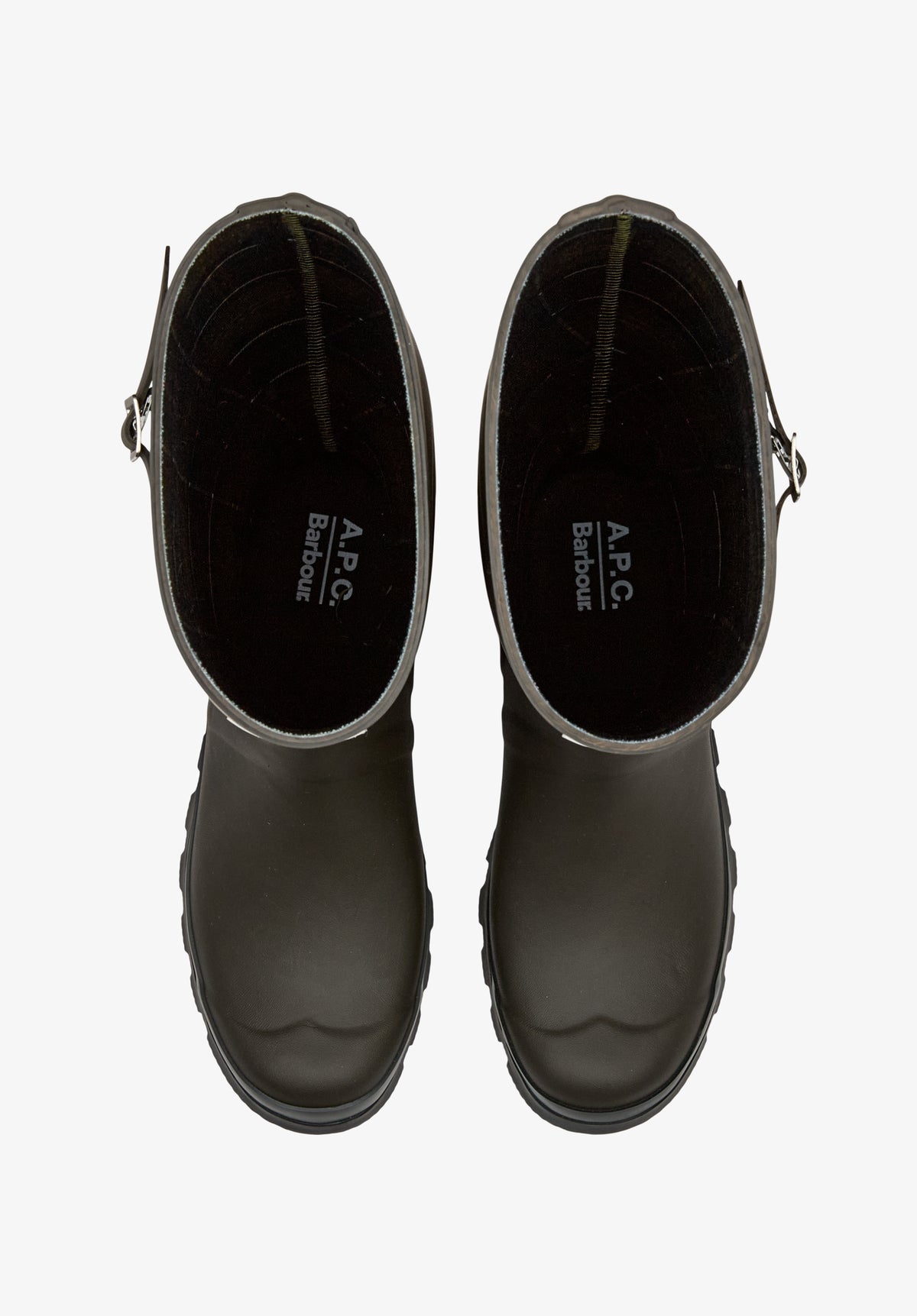 Bottes hautes A.P.C X Barbour