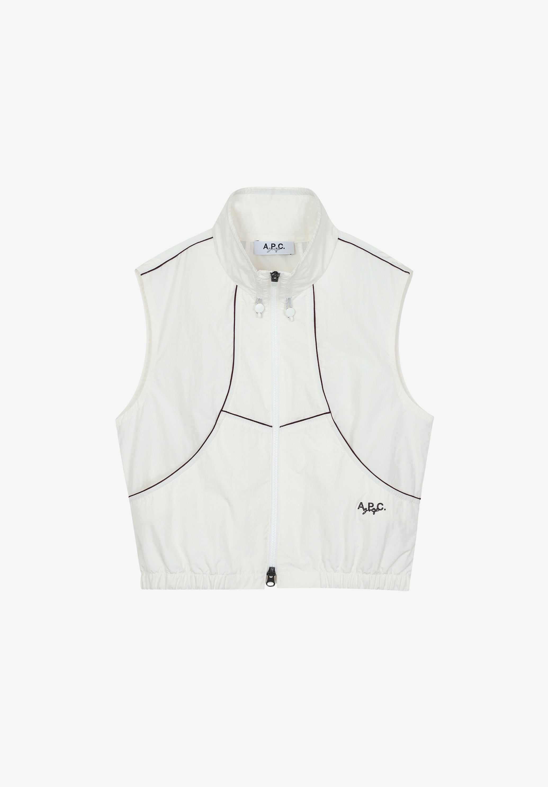 Sleeveless windbreaker - 0