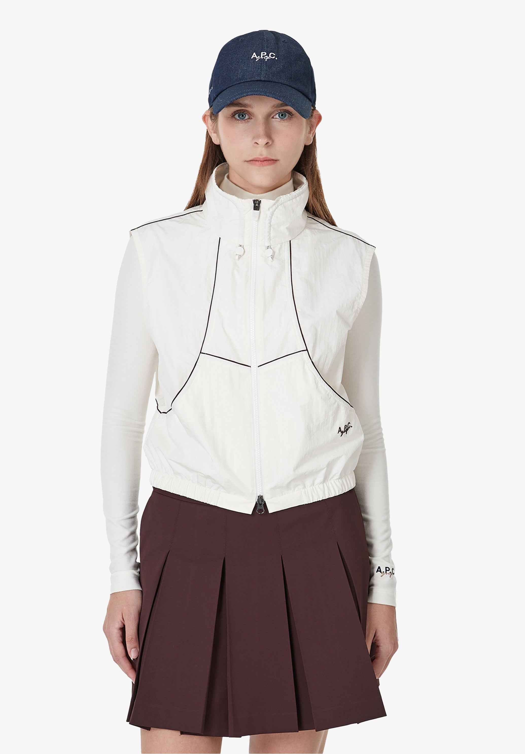 Sleeveless windbreaker - 1