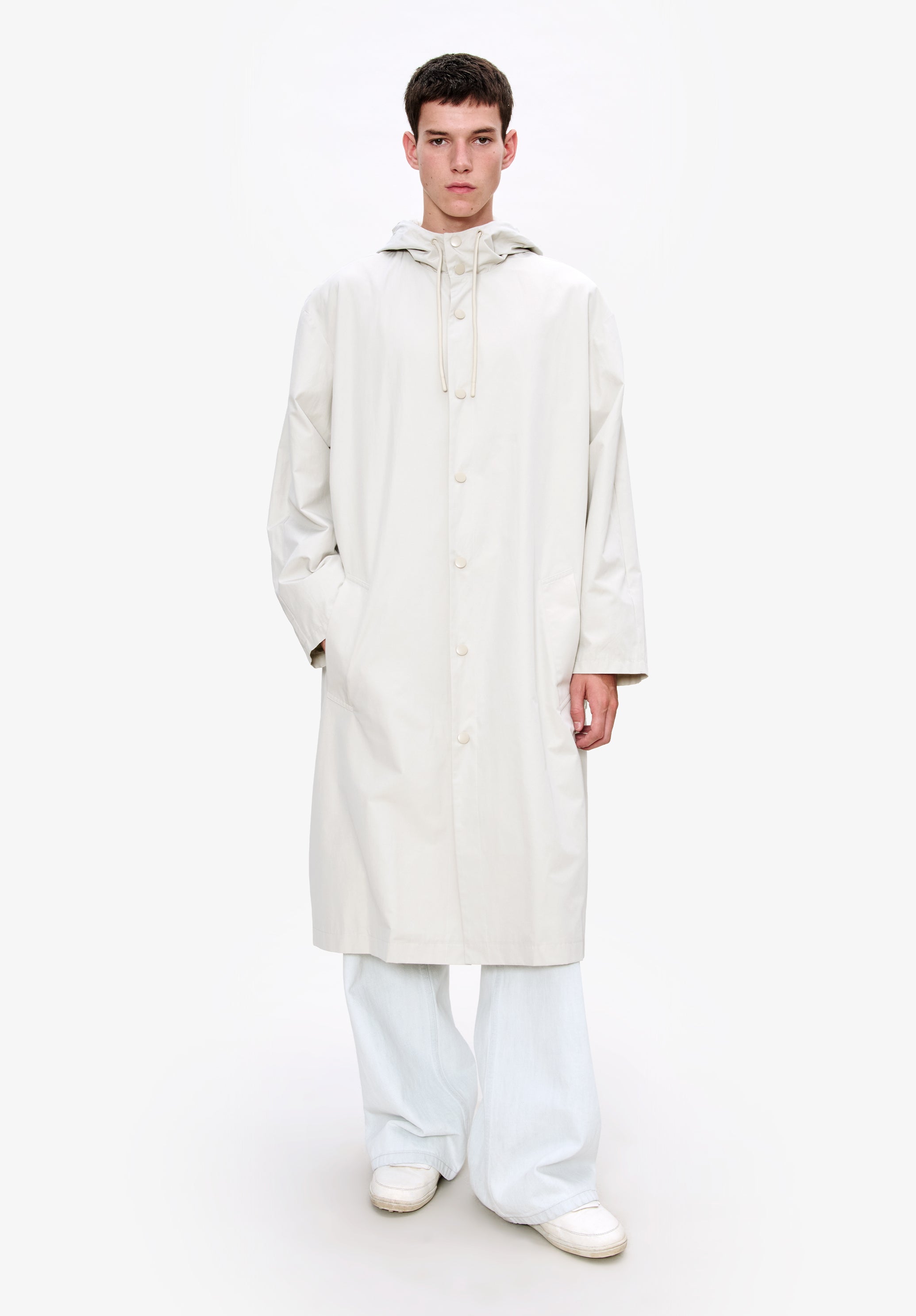 Off-white canvas windbreaker - 4