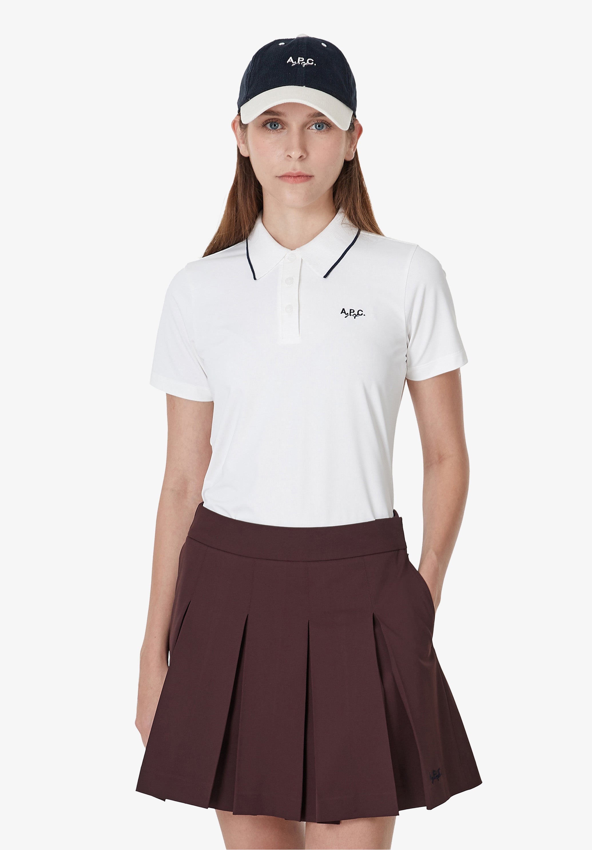 A.P.C. Golf logo polo shirt - 2