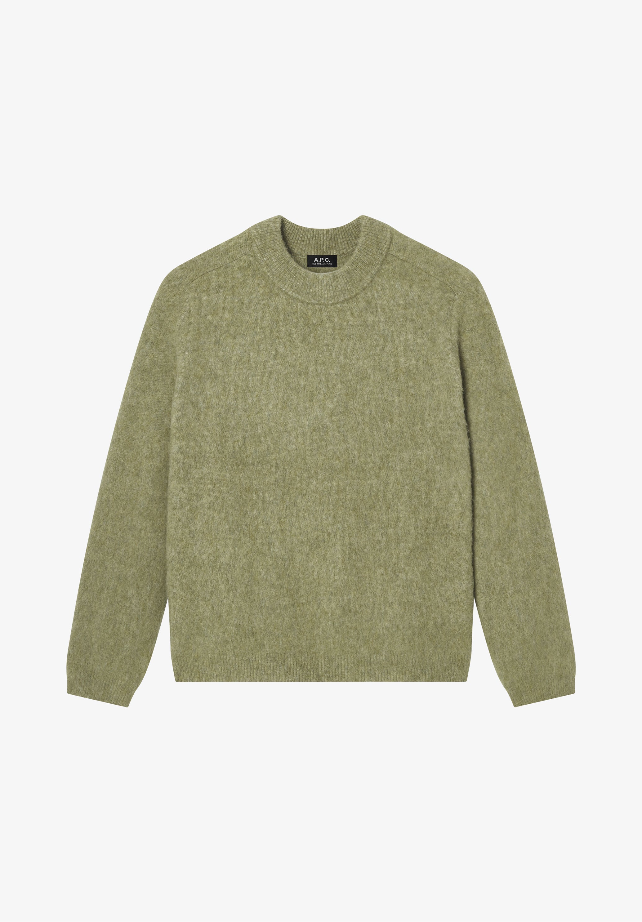 Loose-fit light khaki sweater - 0
