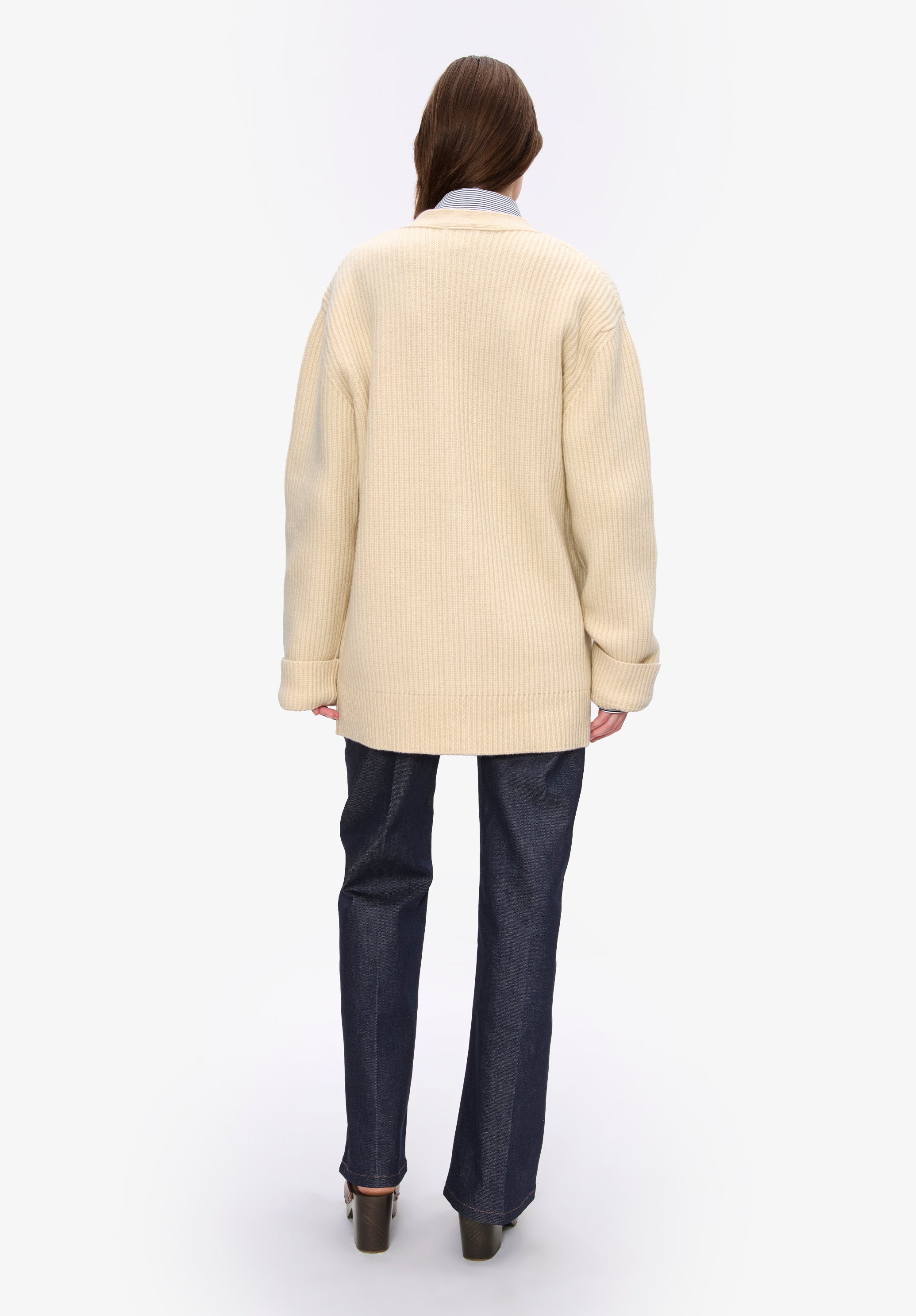 Wool-cashmere unisex cardigan - 6