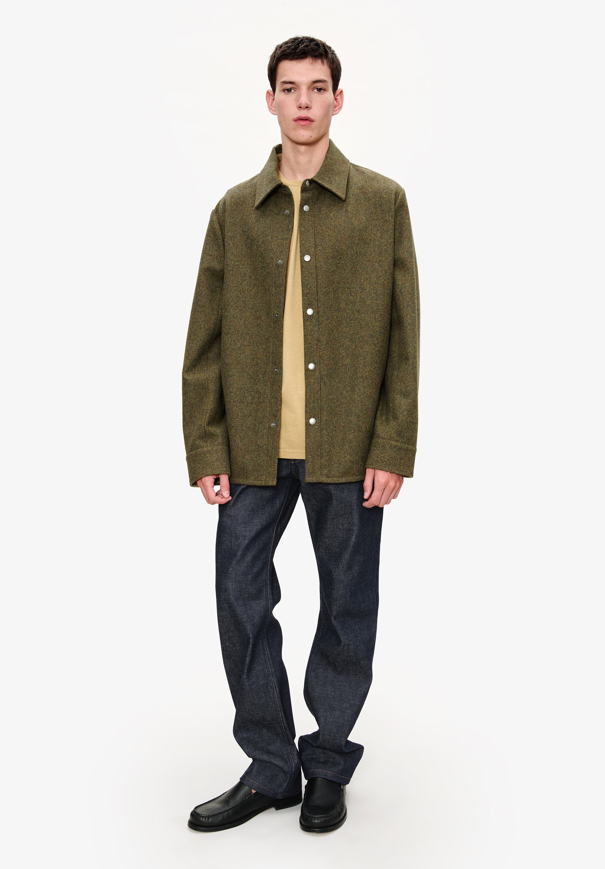 Jacket with snap closure - 1