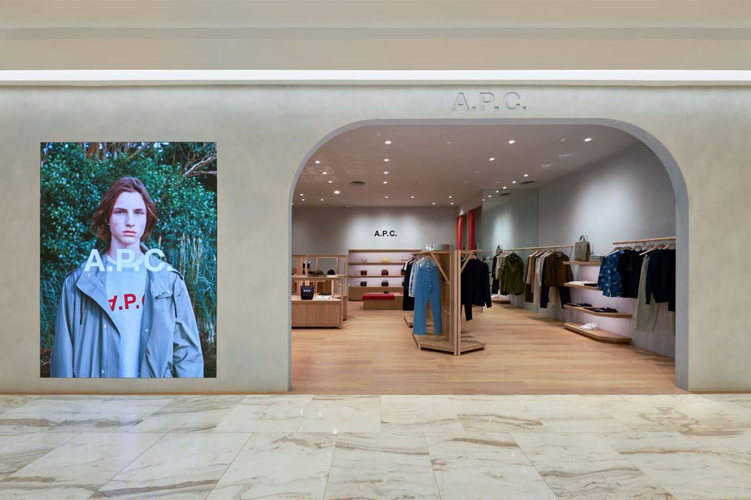 Opening of the first A.P.C. shop in Taipei