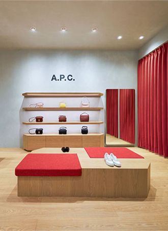 Opening of the first A.P.C. shop in Taipei