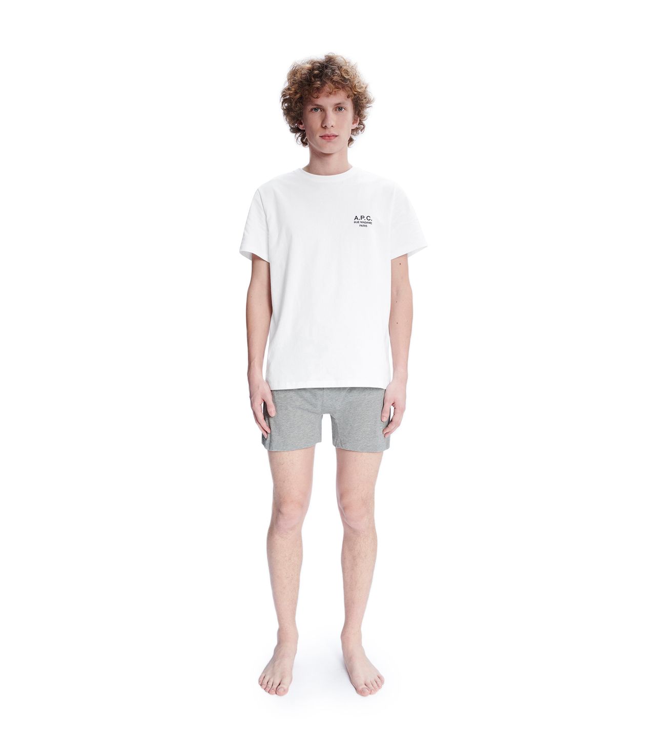 Cabourg boxer shorts PALE HEATHER GREY APC