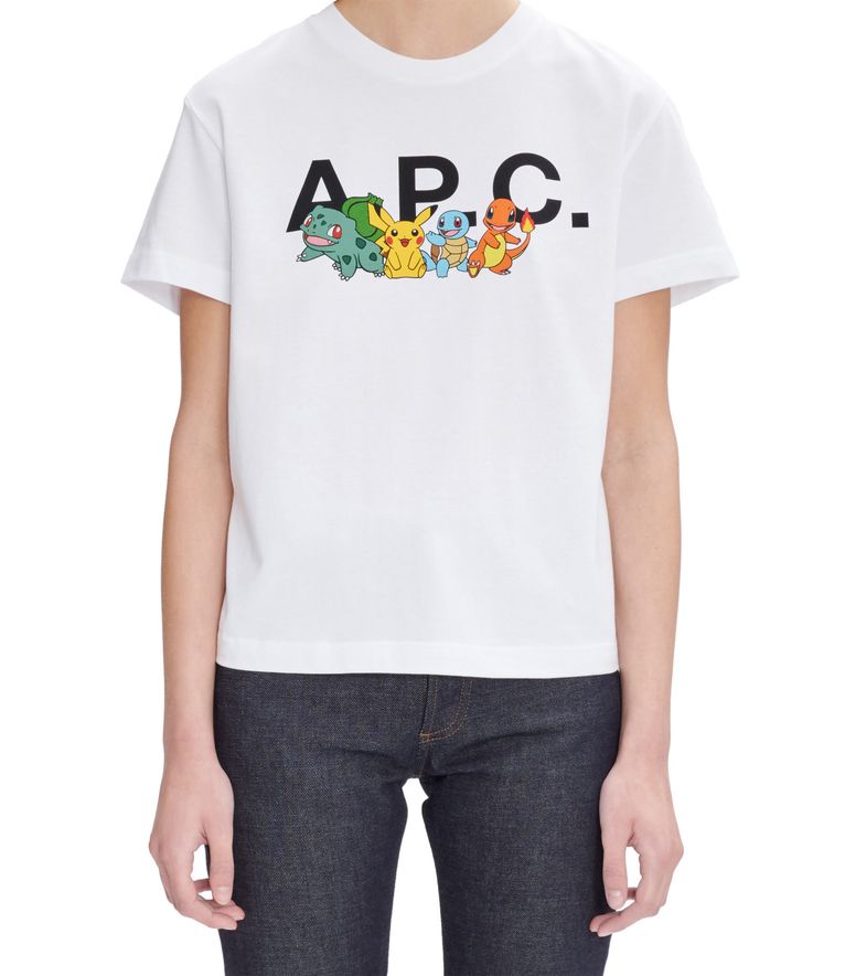 T-Shirt Pokémon The Crew F BLANC