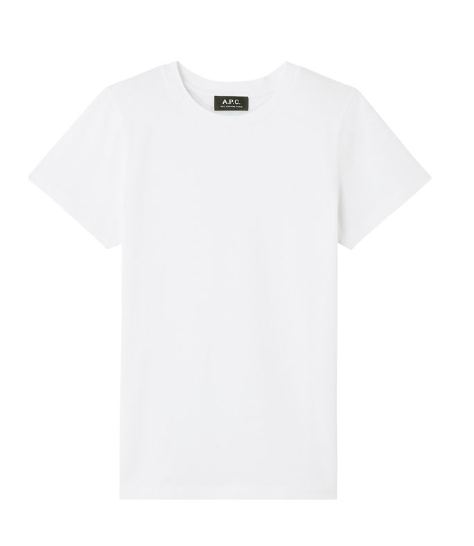 t-shirt poppy blanc