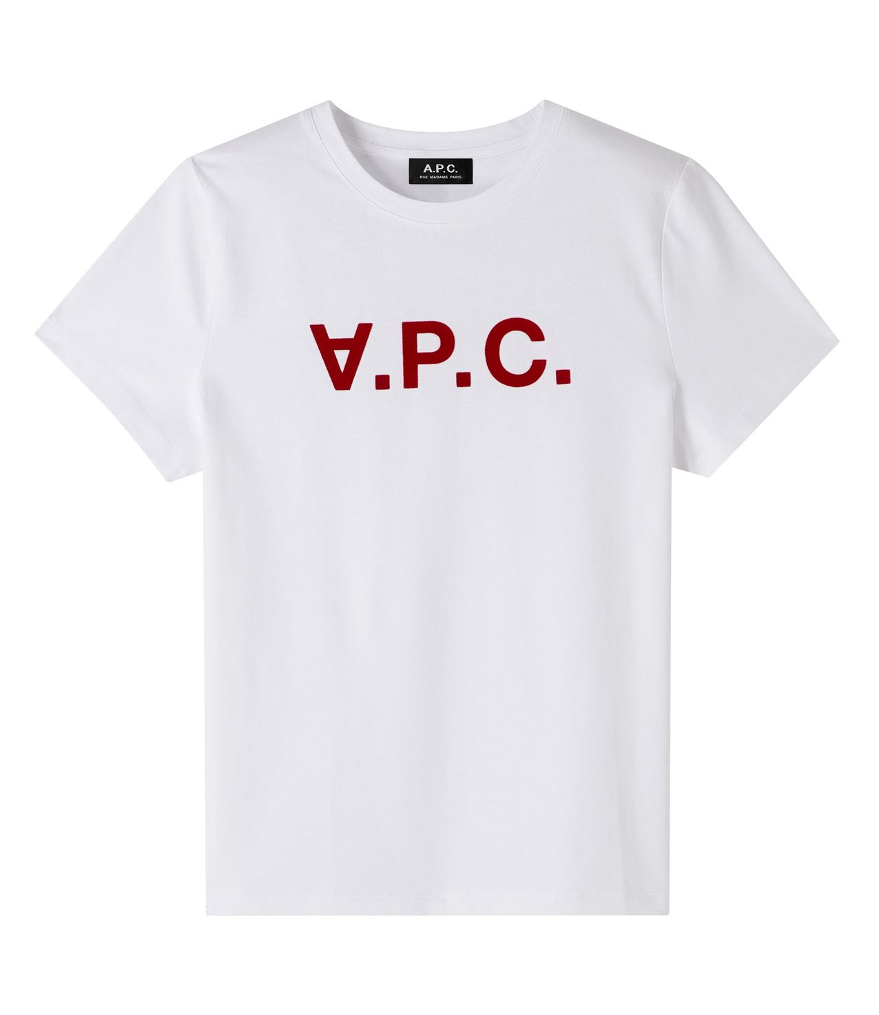 T-shirt VPC Color F BLANC/ROUGE APC