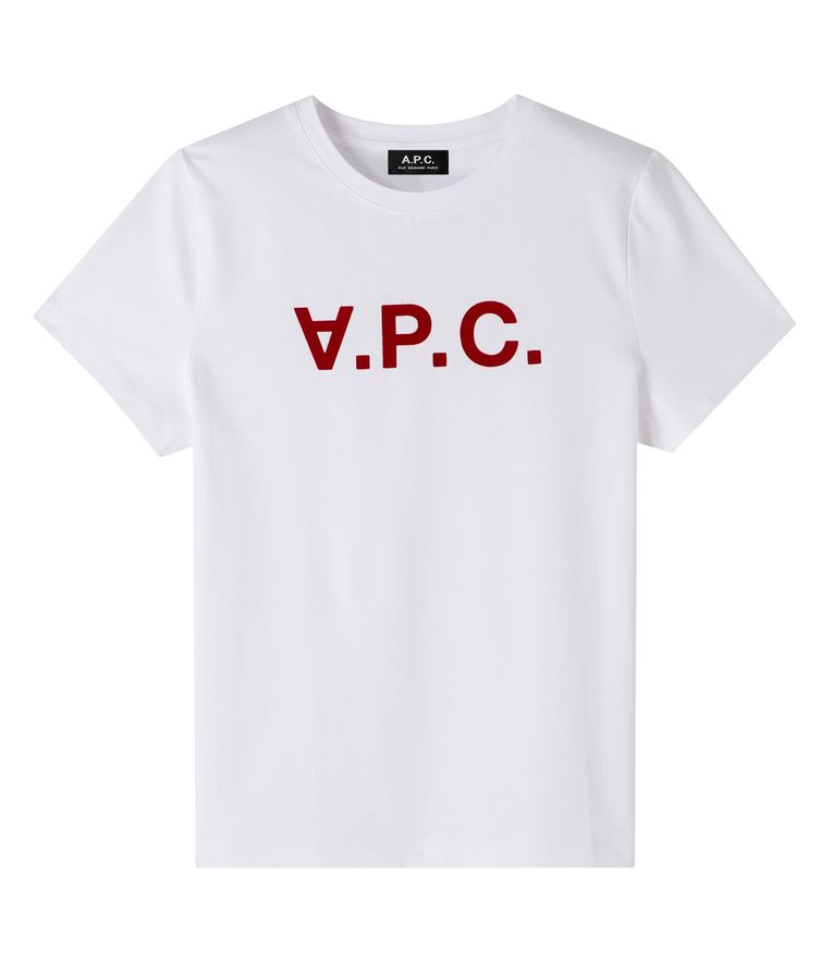 T-shirt VPC Color F BLANC/ROUGE