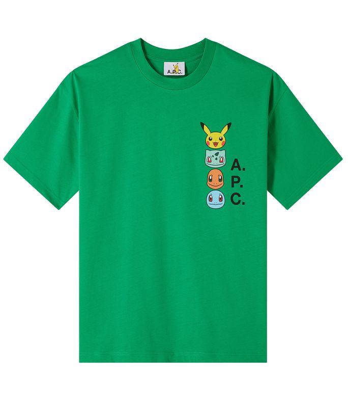 pokémon the portrait h t-shirt green