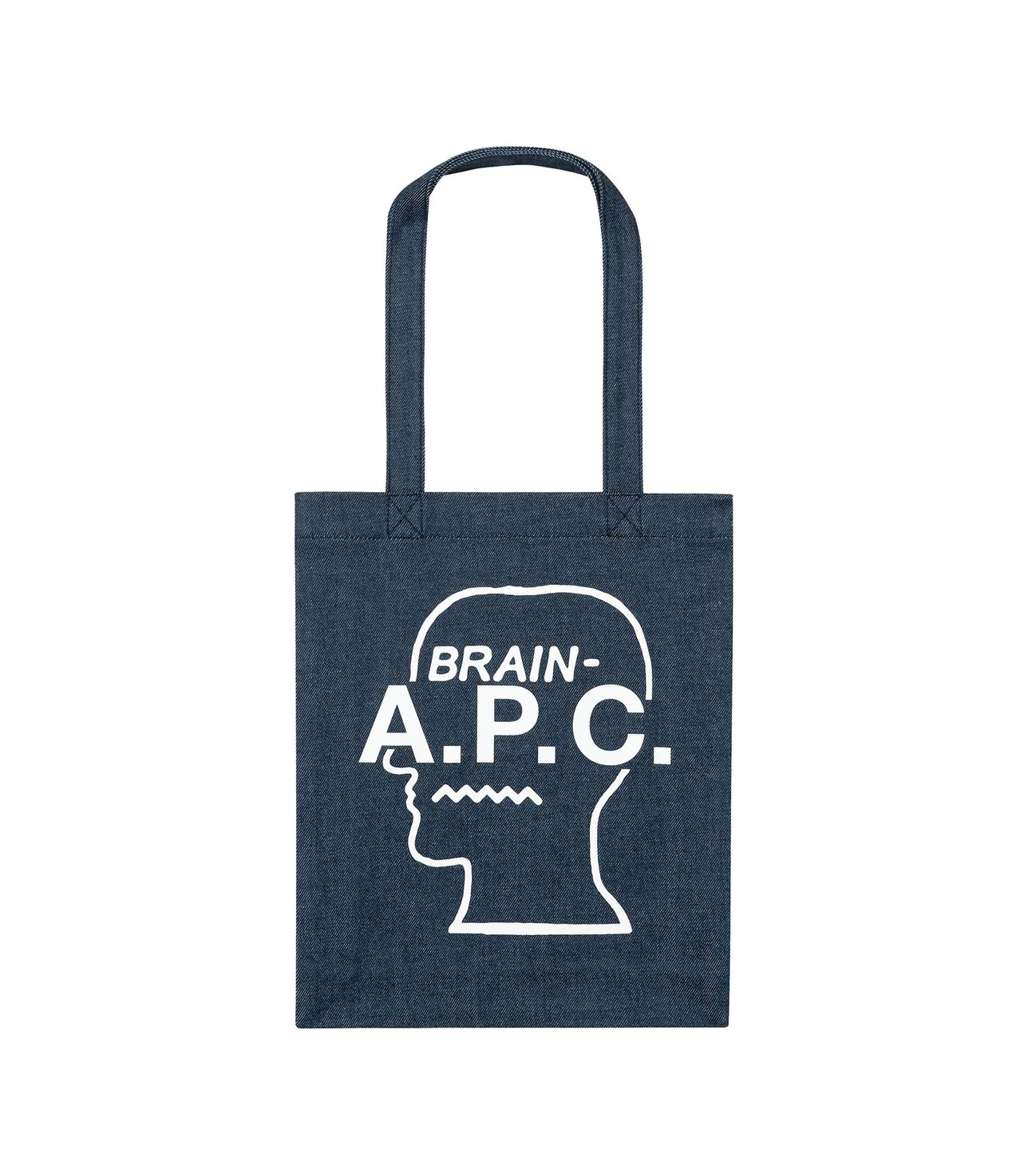 Brain Dead tote bag WHITE APC