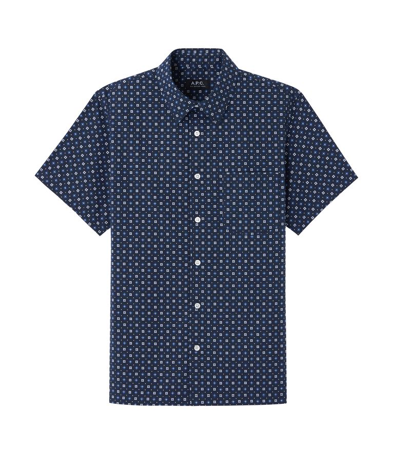 Cippi short-sleeve shirt  NAVY BLUE