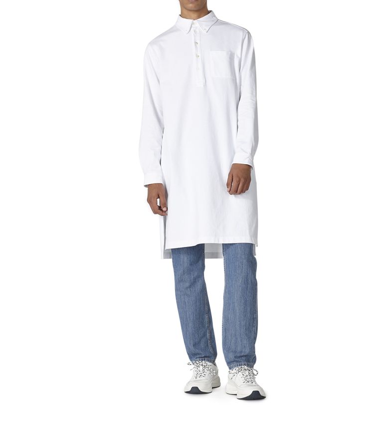 RTH Long shirt  WHITE