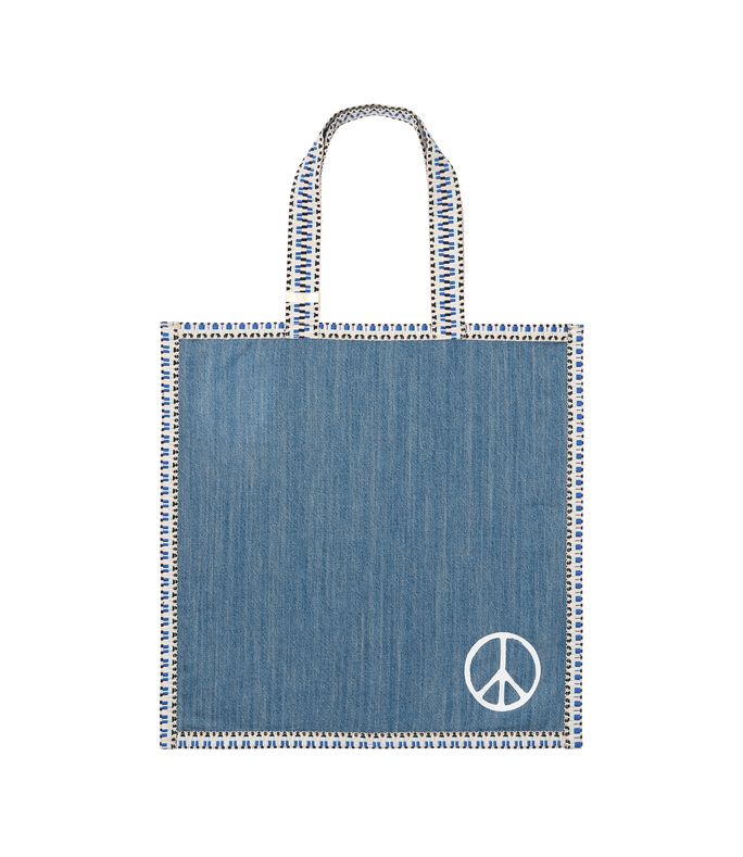 rth shopping bag stonewashed indigo