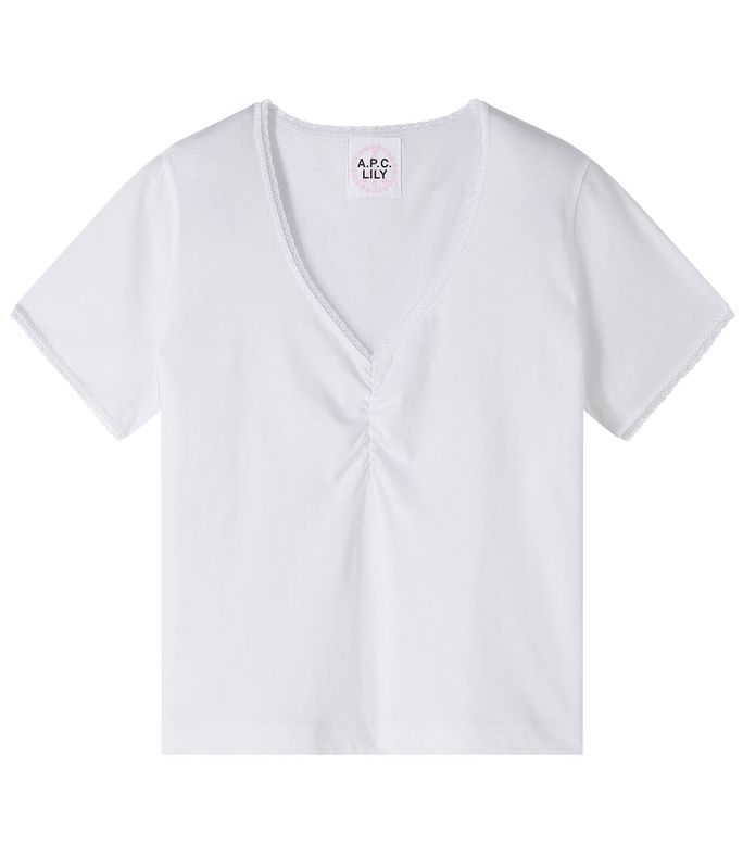t-shirt marguerite blanc