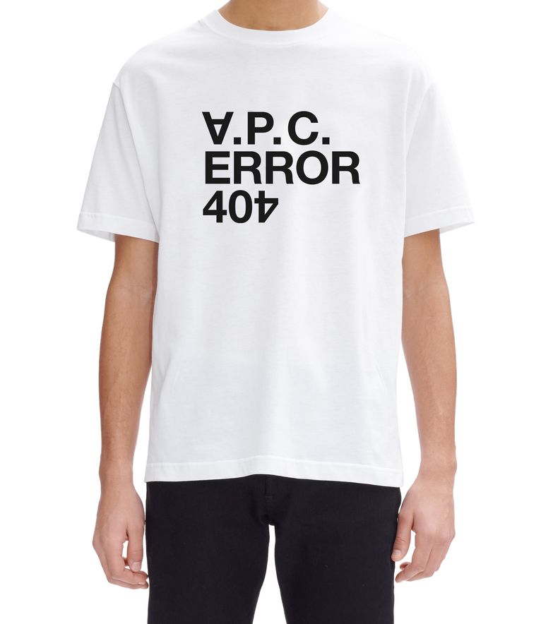 T-Shirt Error 404 BLANC