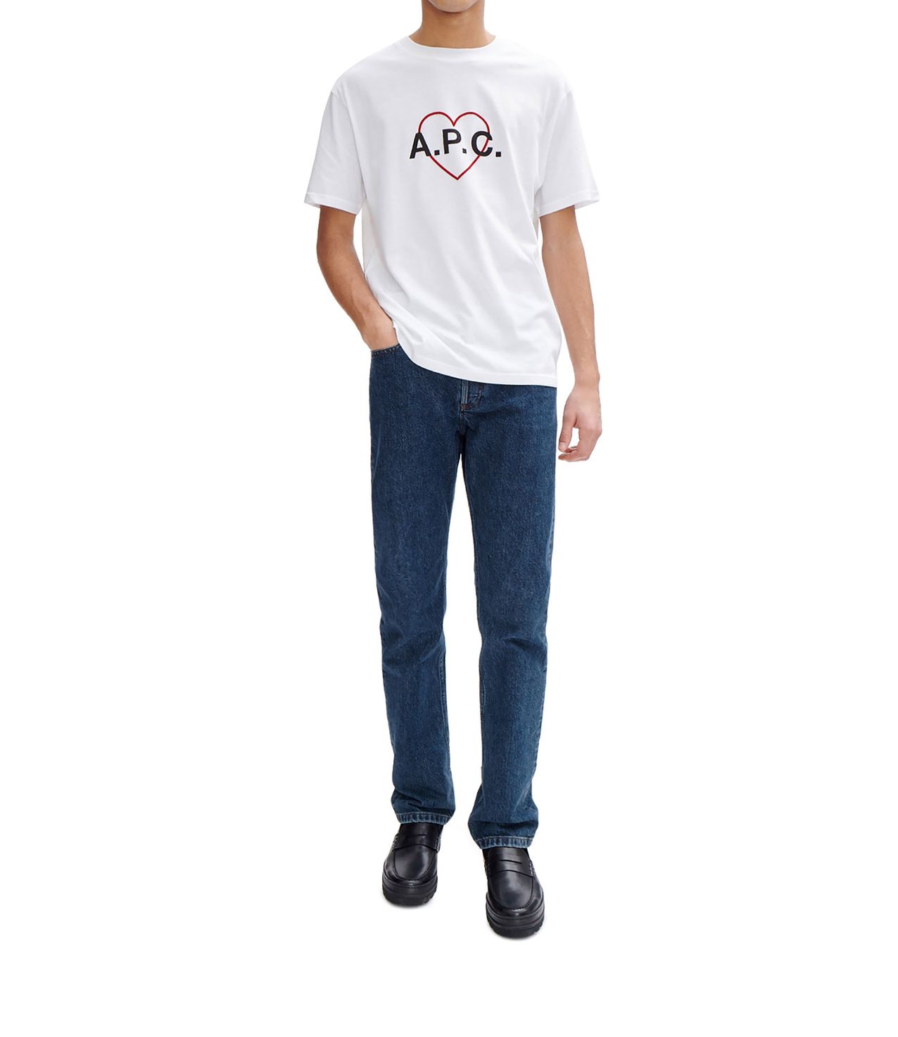 T-Shirt Valentin BLANC APC
