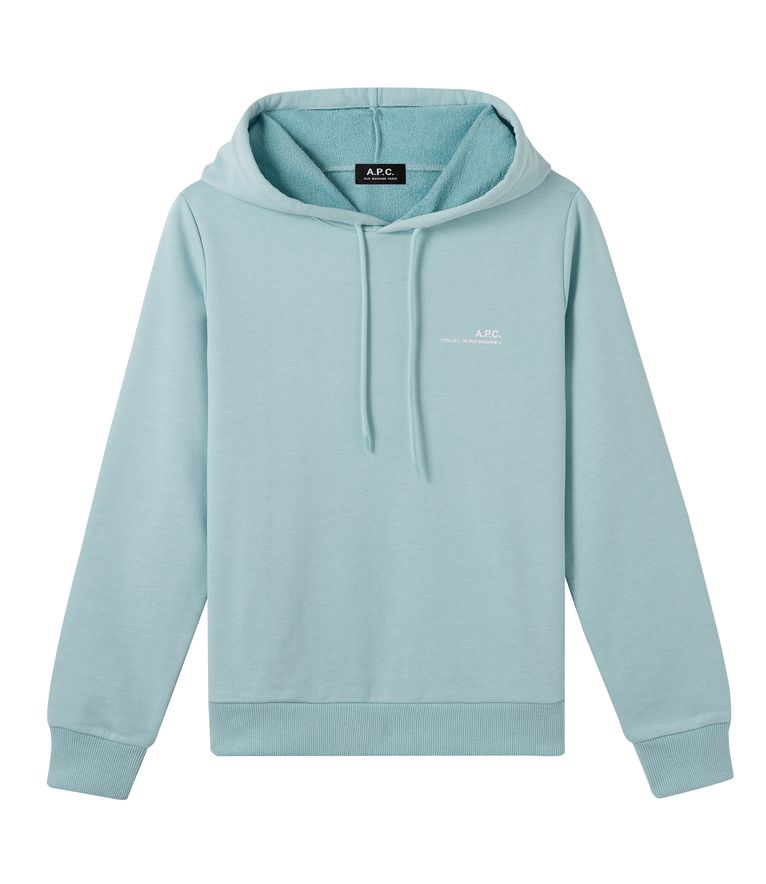 Hoodie Item F TURQUOISE CHINé