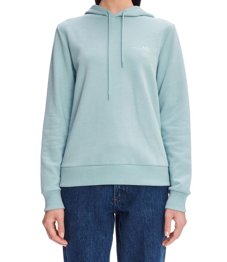 Hoodie Item F TURQUOISE CHINé