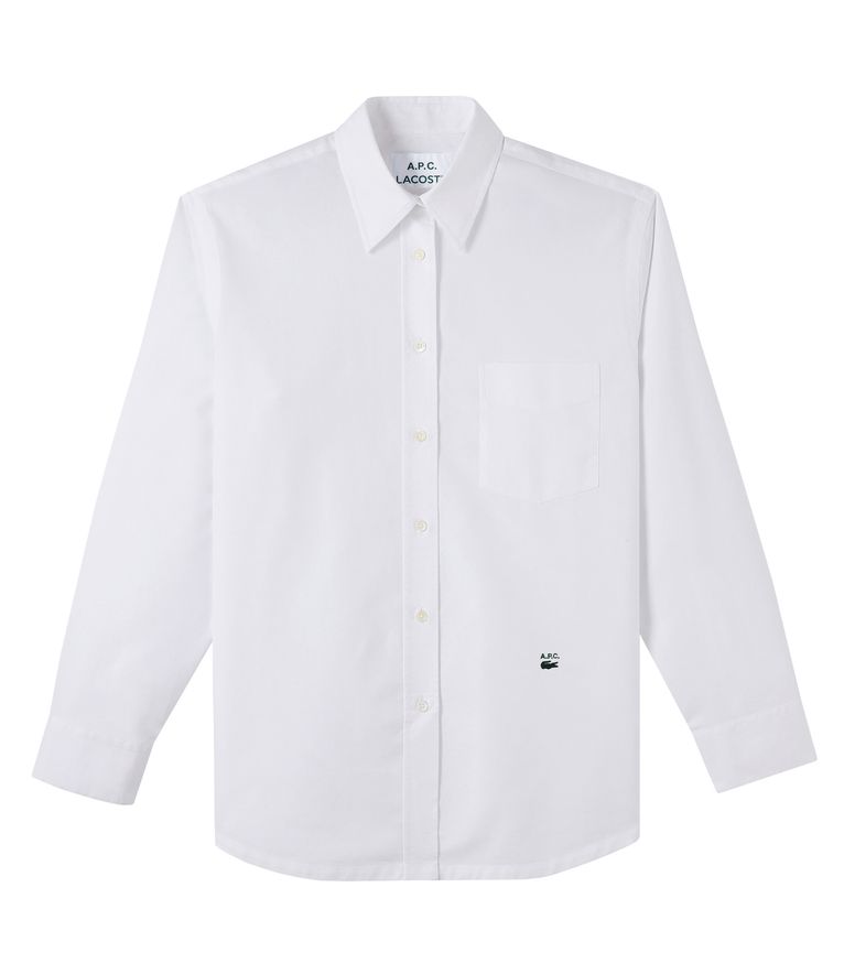 Women's classic shirt A.P.C. Lacoste WHITE